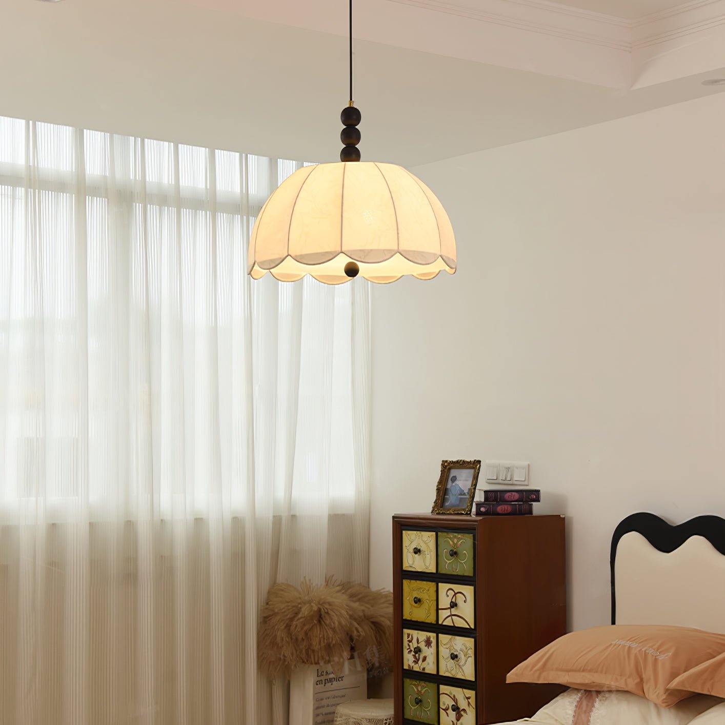 Nyd Fabric Swag Pendant Light