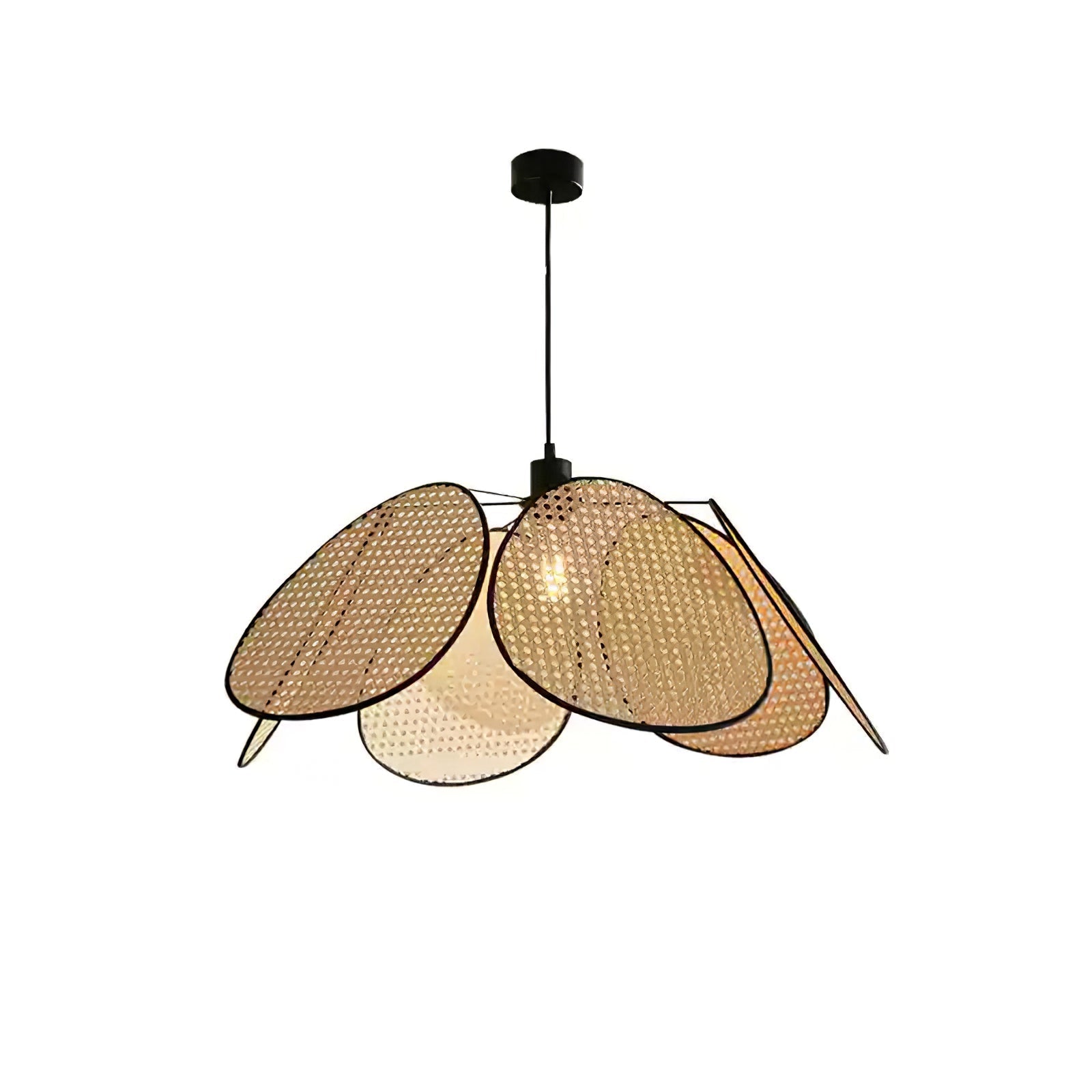Orvara Blossom Petal Rattan Pendant Lamp