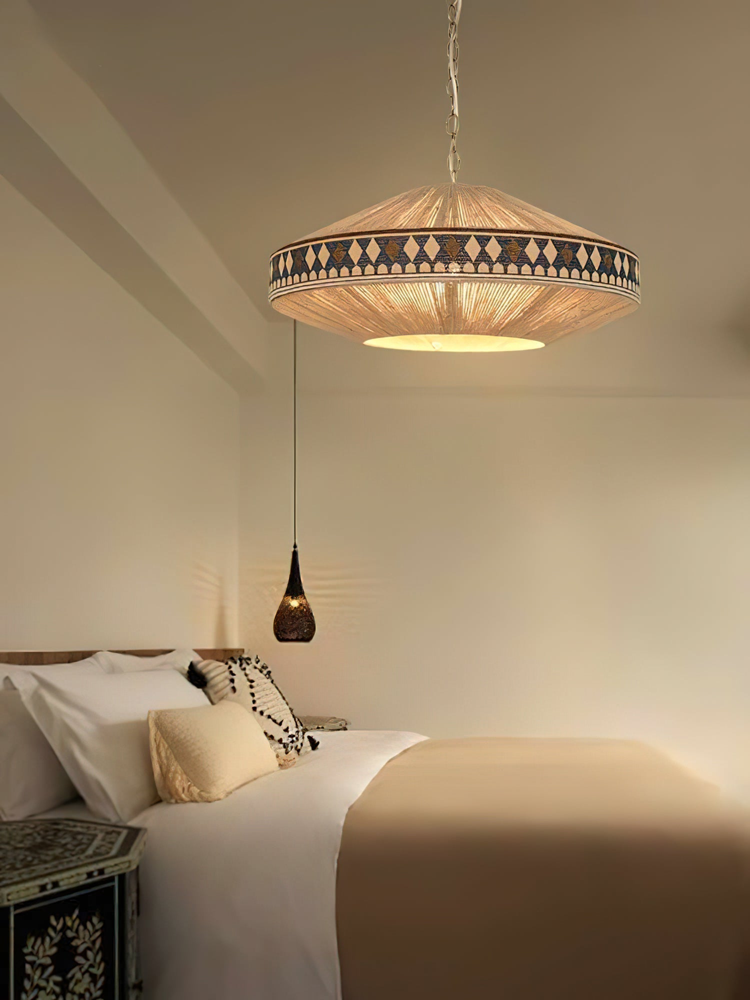 Calyce Fabric Cozy Pendant Lamp