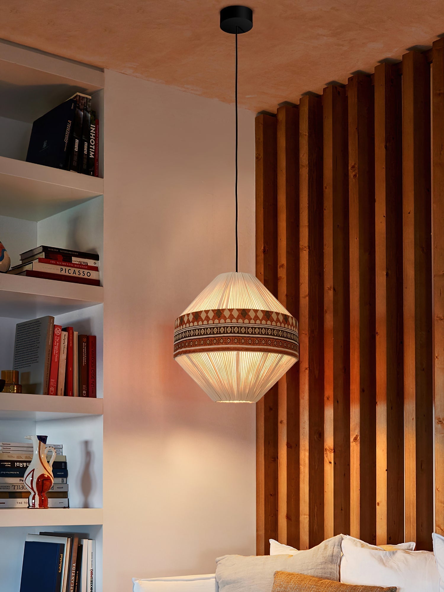 Calyce Fabric Cozy Pendant Lamp