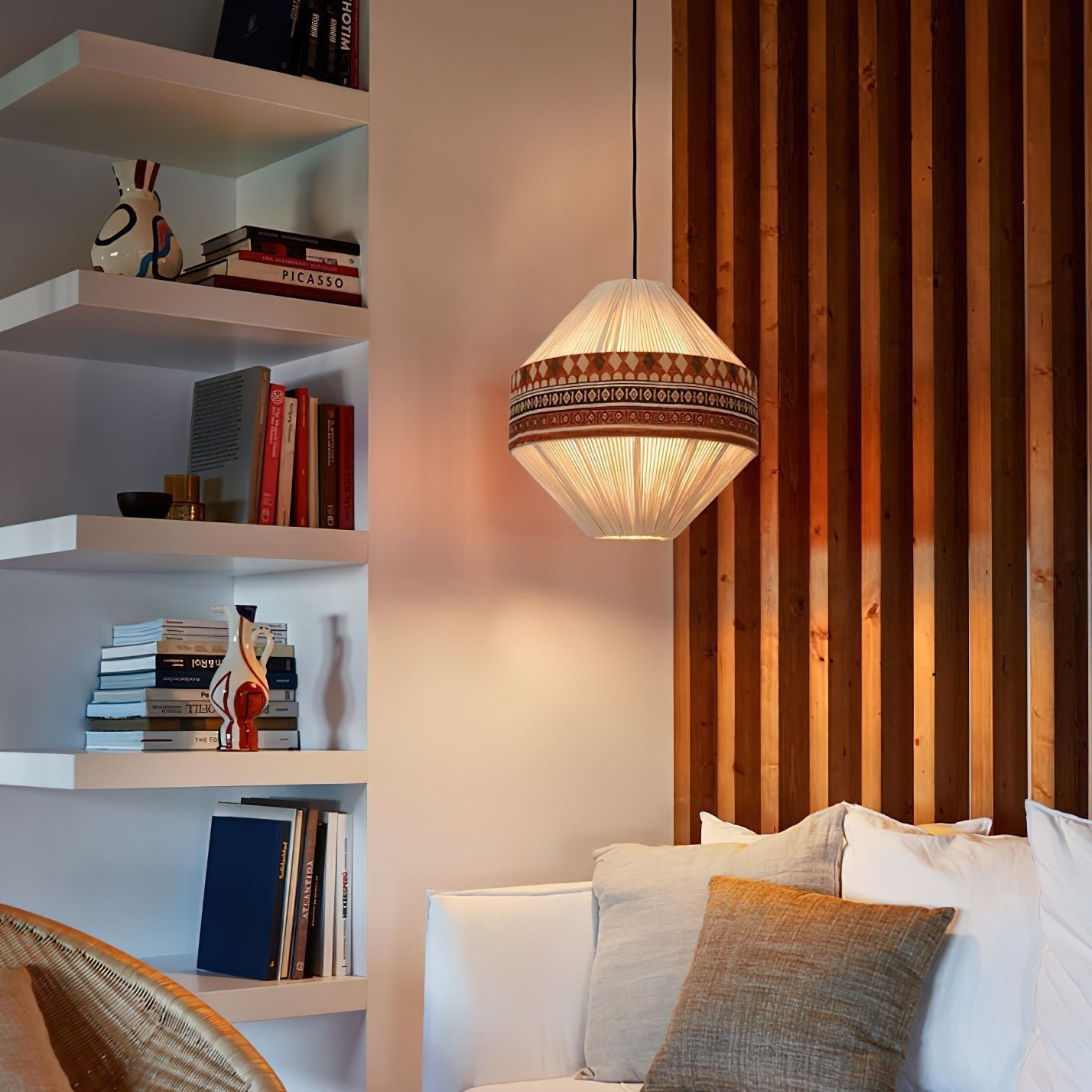 Calyce Fabric Cozy Pendant Lamp