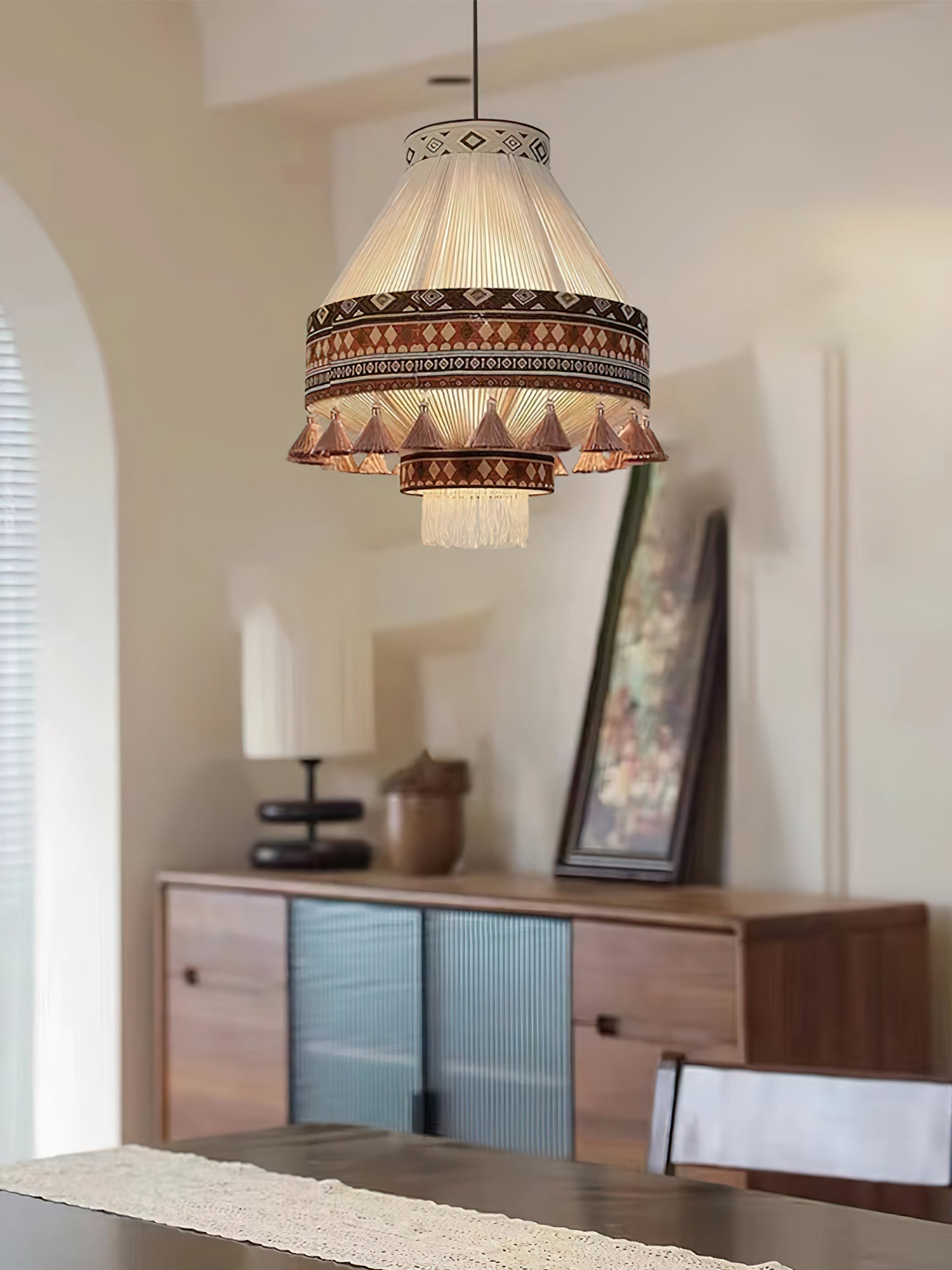 Calyce Fabric Cozy Pendant Lamp