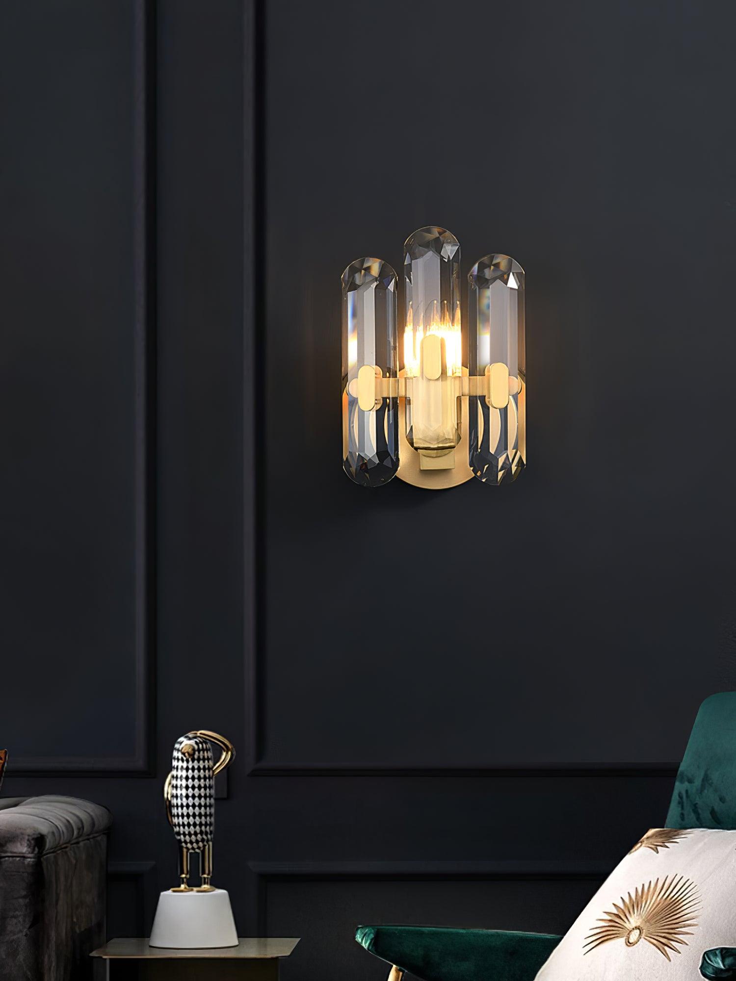 Elina Postmodern Luxury Crystal Sconce Wall Lamp