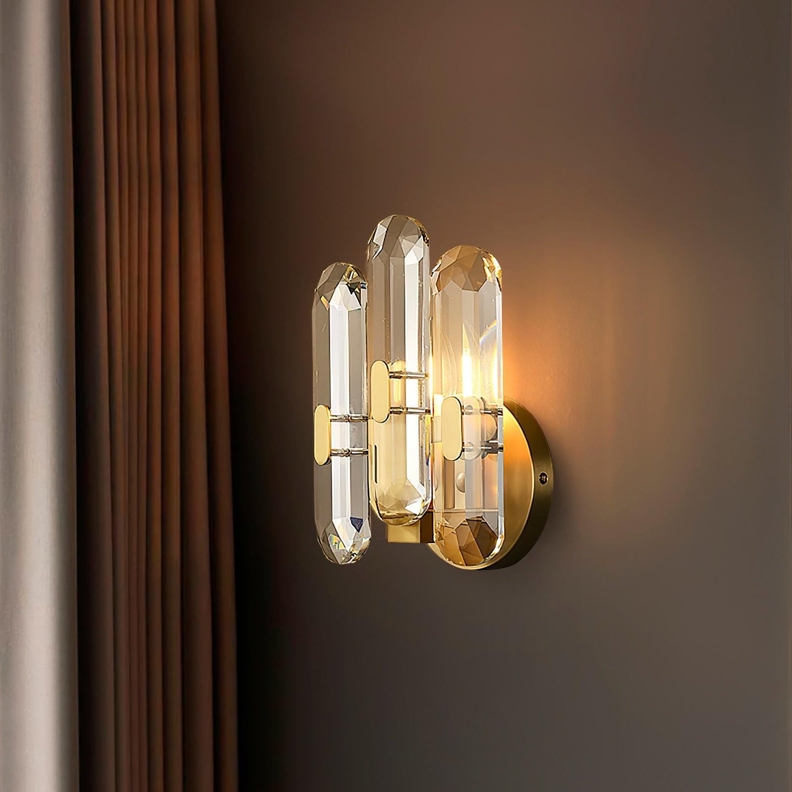 Elina Postmodern Luxury Crystal Sconce Wall Lamp