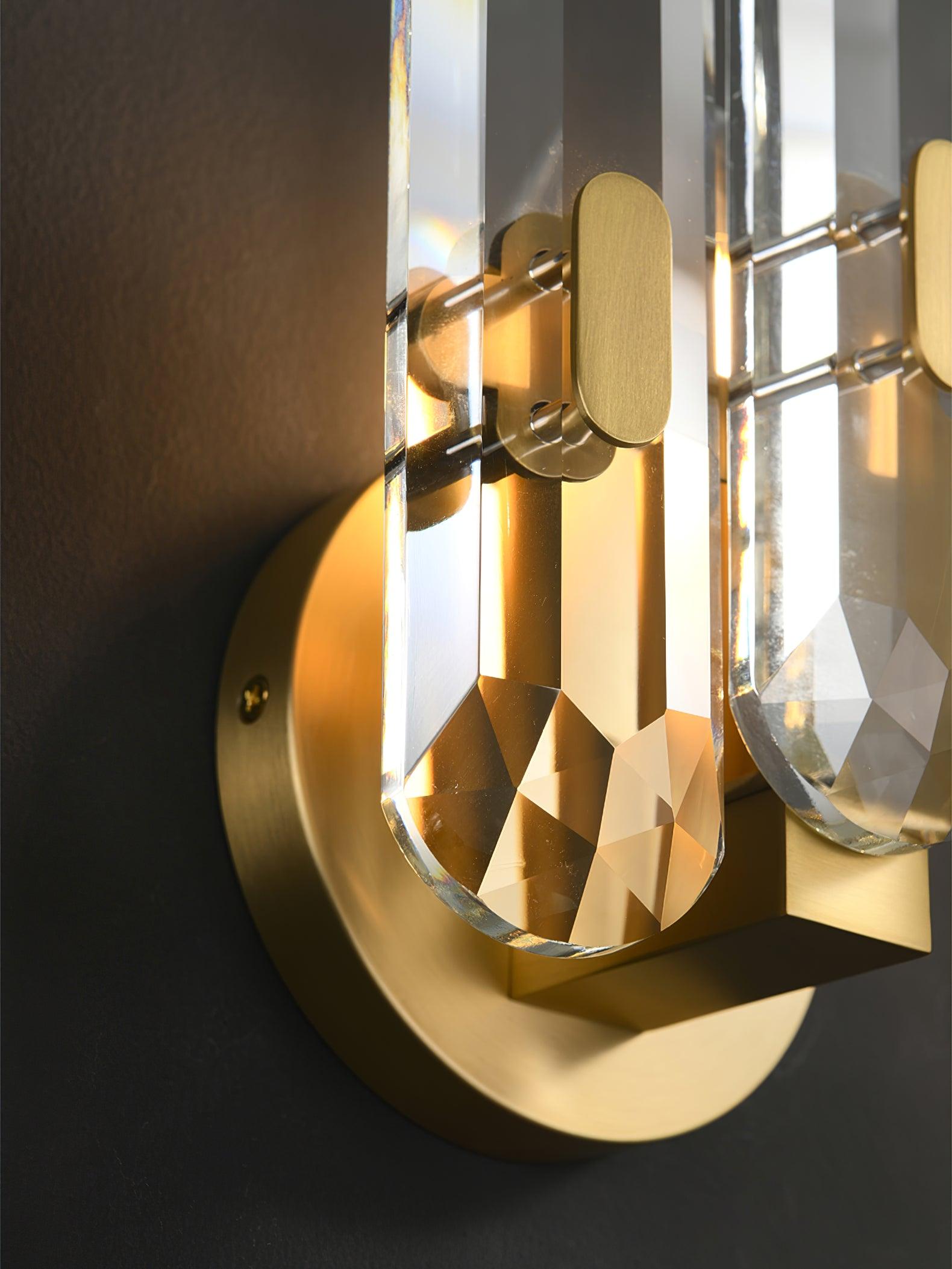 Elina Postmodern Luxury Crystal Sconce Wall Lamp