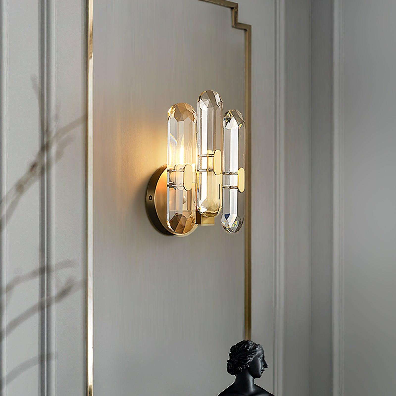 Elina Postmodern Luxury Crystal Sconce Wall Lamp