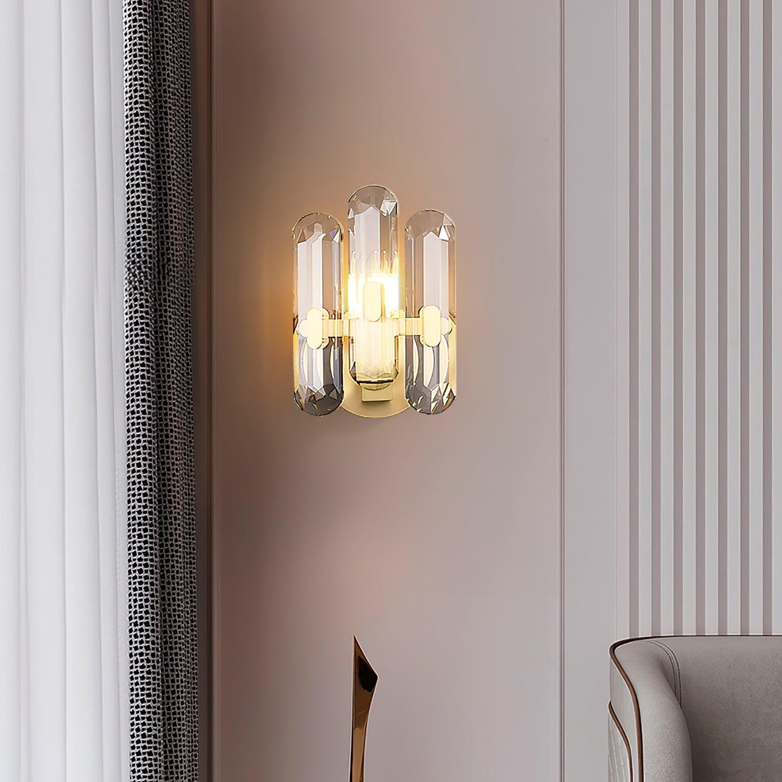 Elina Postmodern Luxury Crystal Sconce Wall Lamp