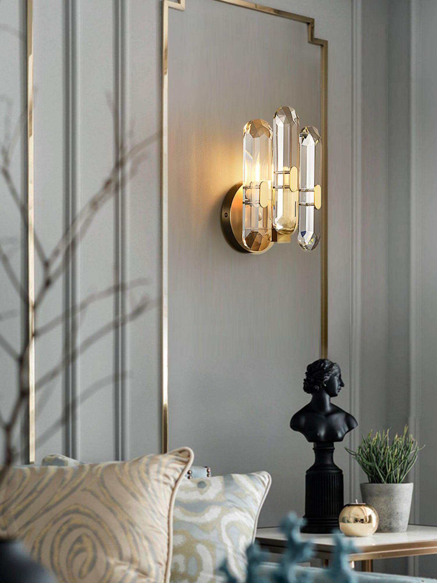 Kristy Postmodern Luxury Crystal Sconce Wall Lamp