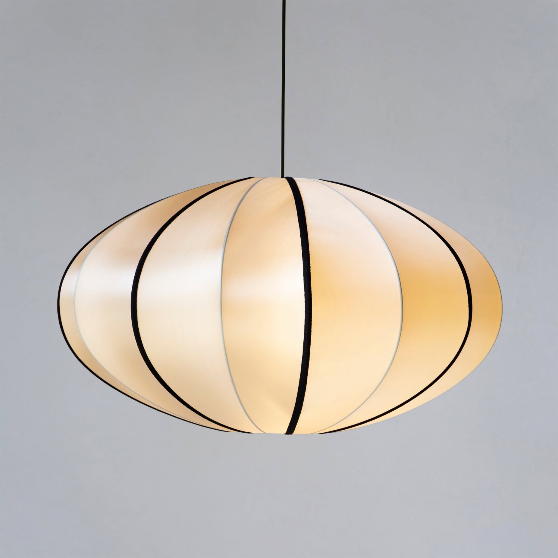Inez Fabric Futuristic Pendant Lamp