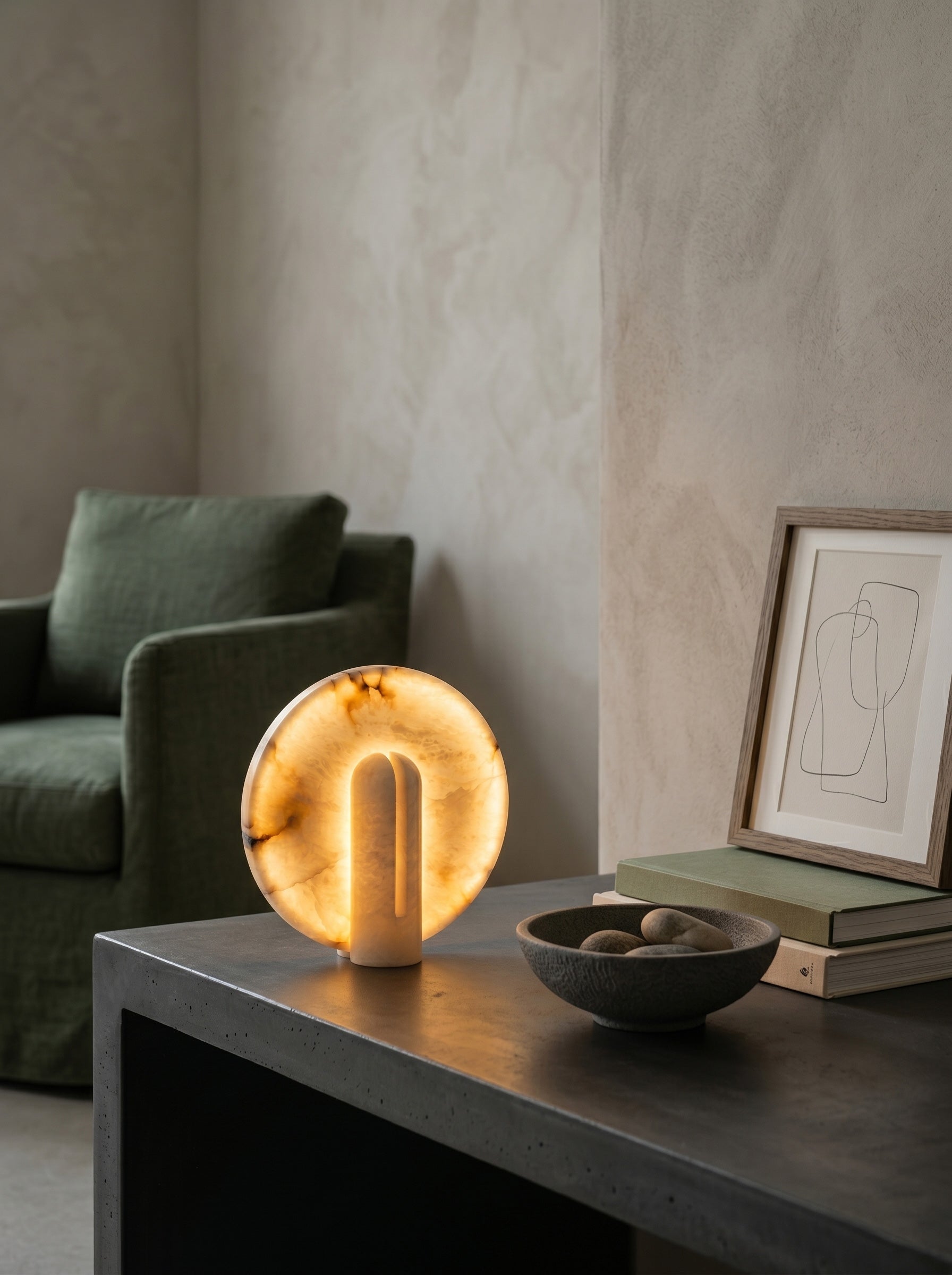 Yavren Alabaster Table Lamp