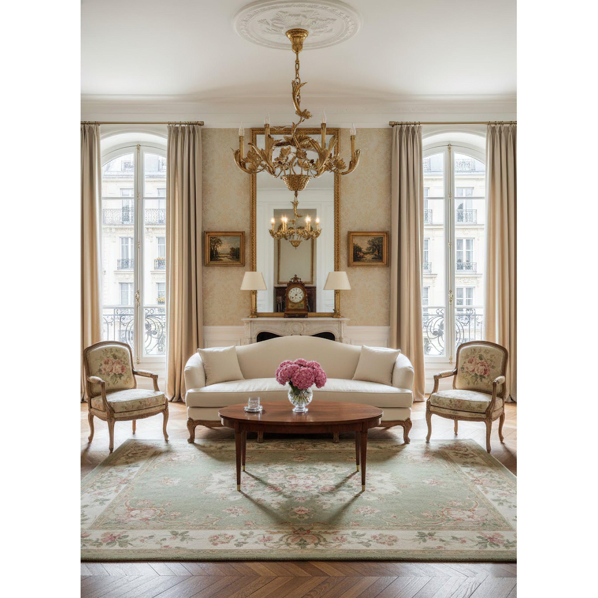 Aurelios Brass Chandelier
