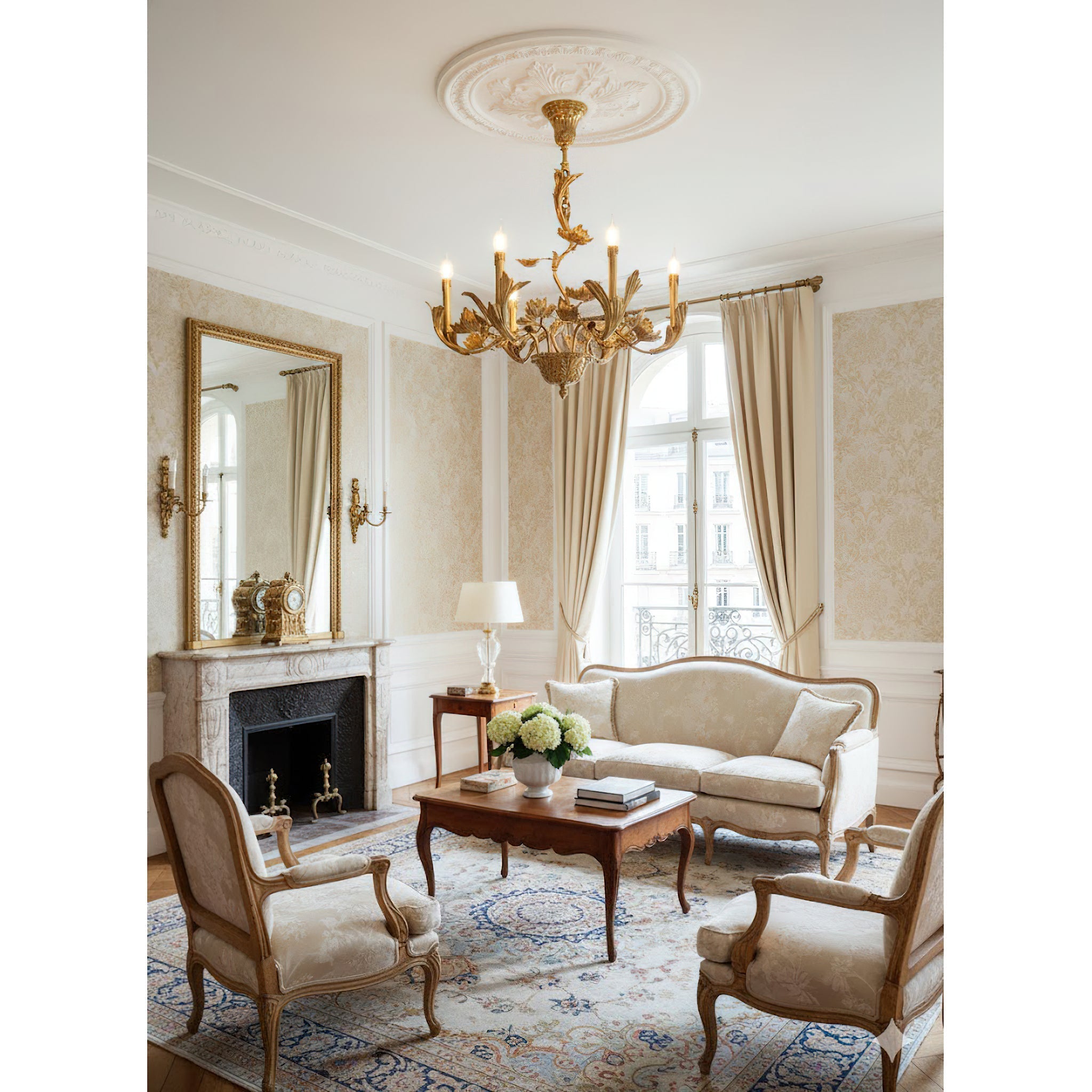 Aurelios Brass Chandelier