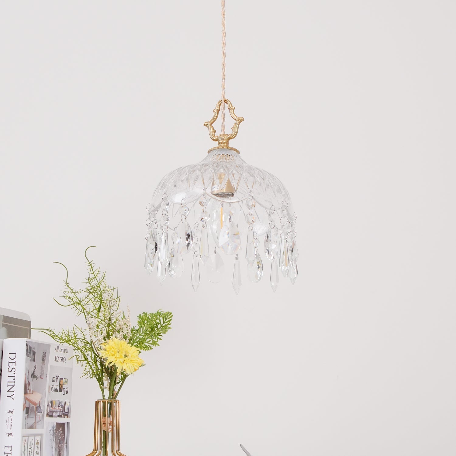 Moka Crystal Vintage Pendant Lamp