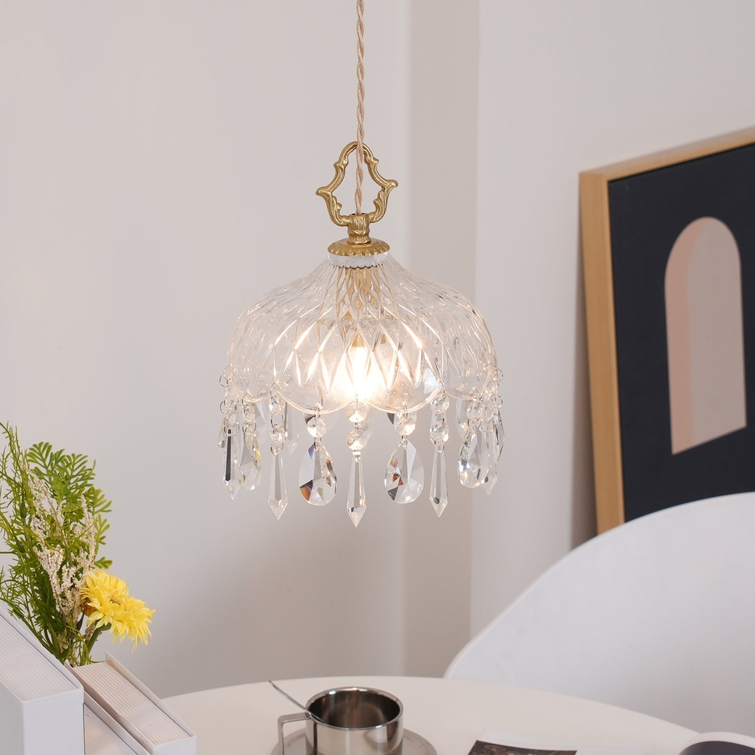 Moka Crystal Vintage Pendant Lamp