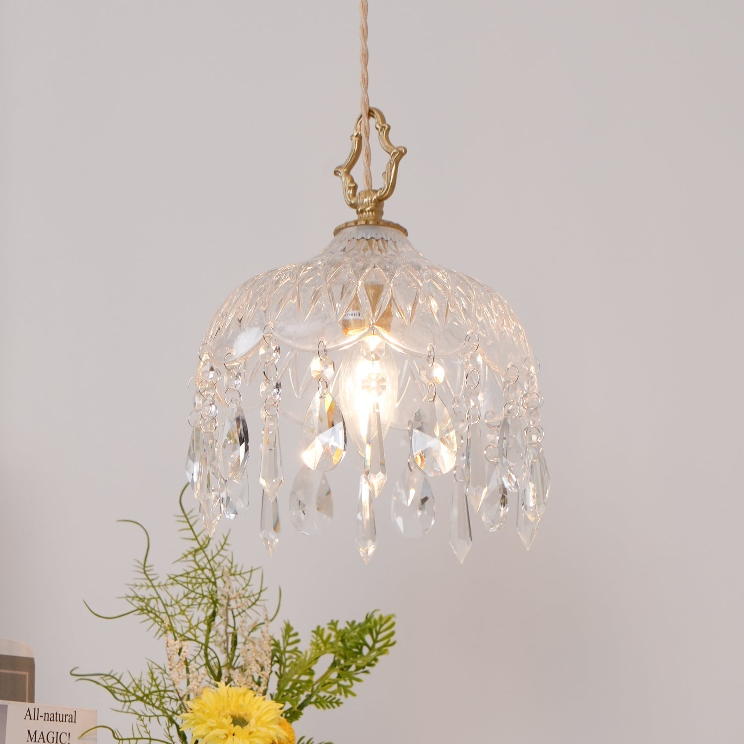 Moka Crystal Vintage Pendant Lamp