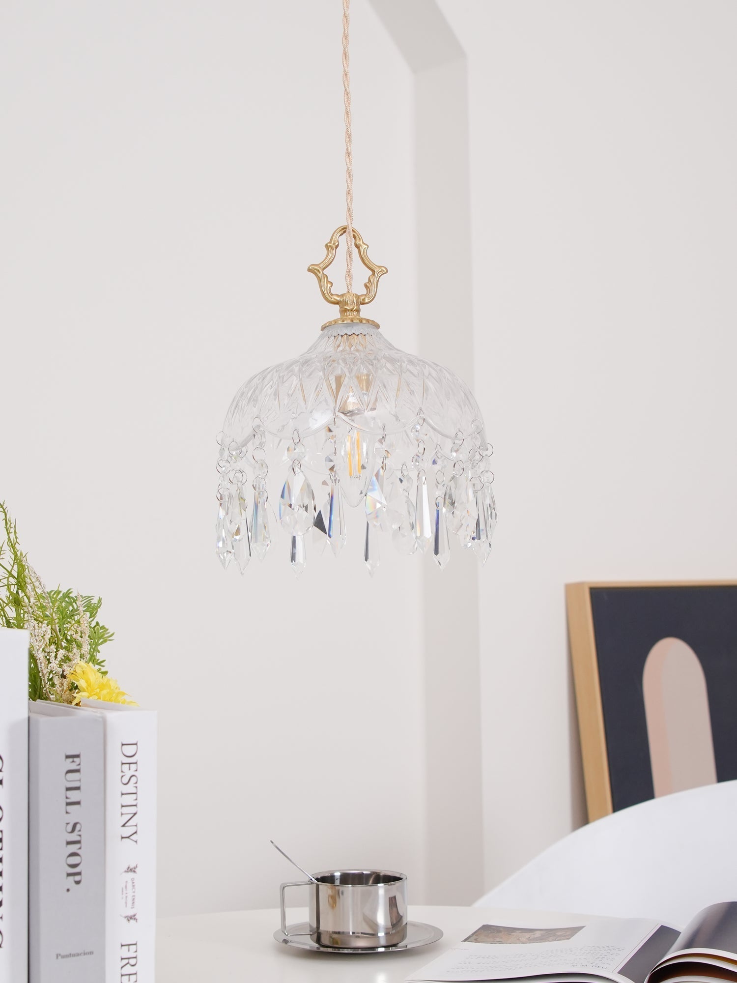 Moka Crystal Vintage Pendant Lamp
