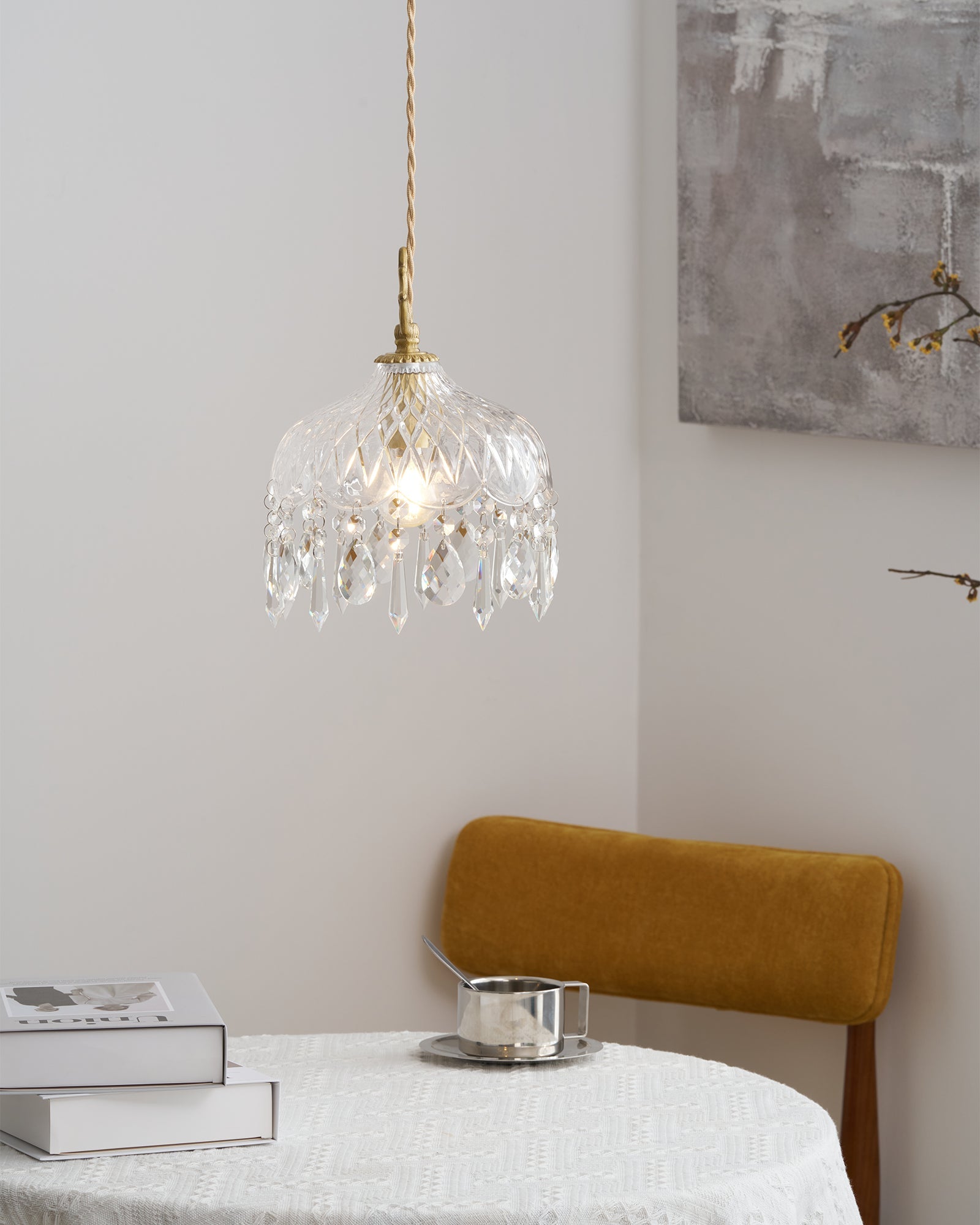 Moka Crystal Vintage Pendant Lamp