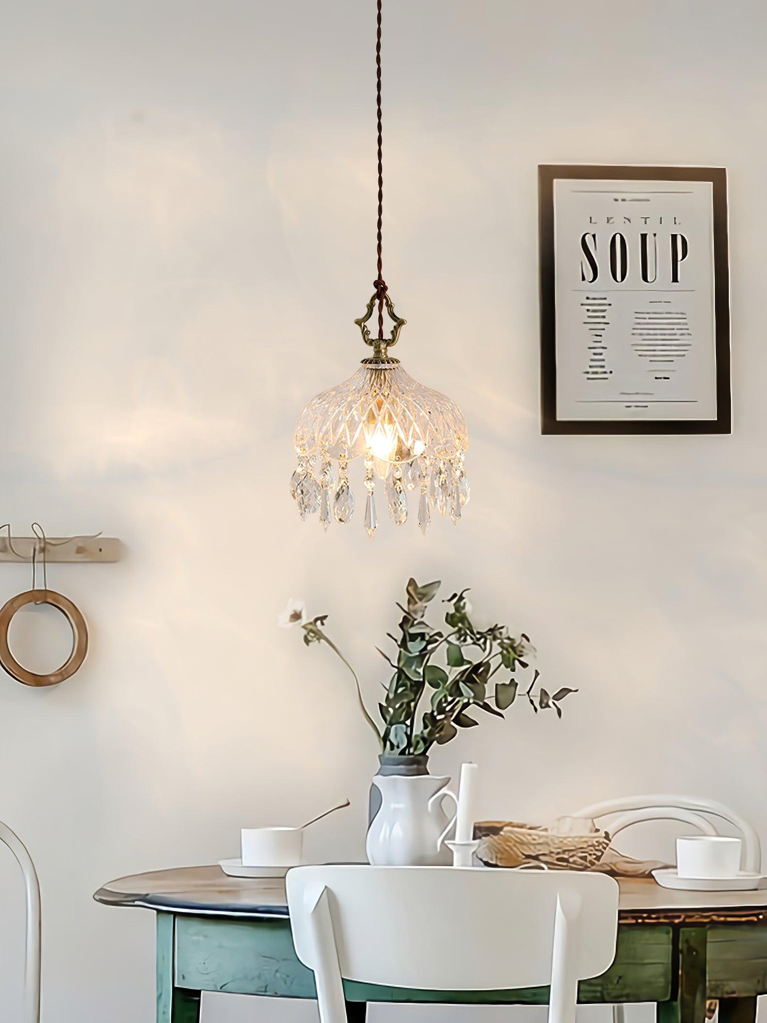 Moka Crystal Vintage Pendant Lamp