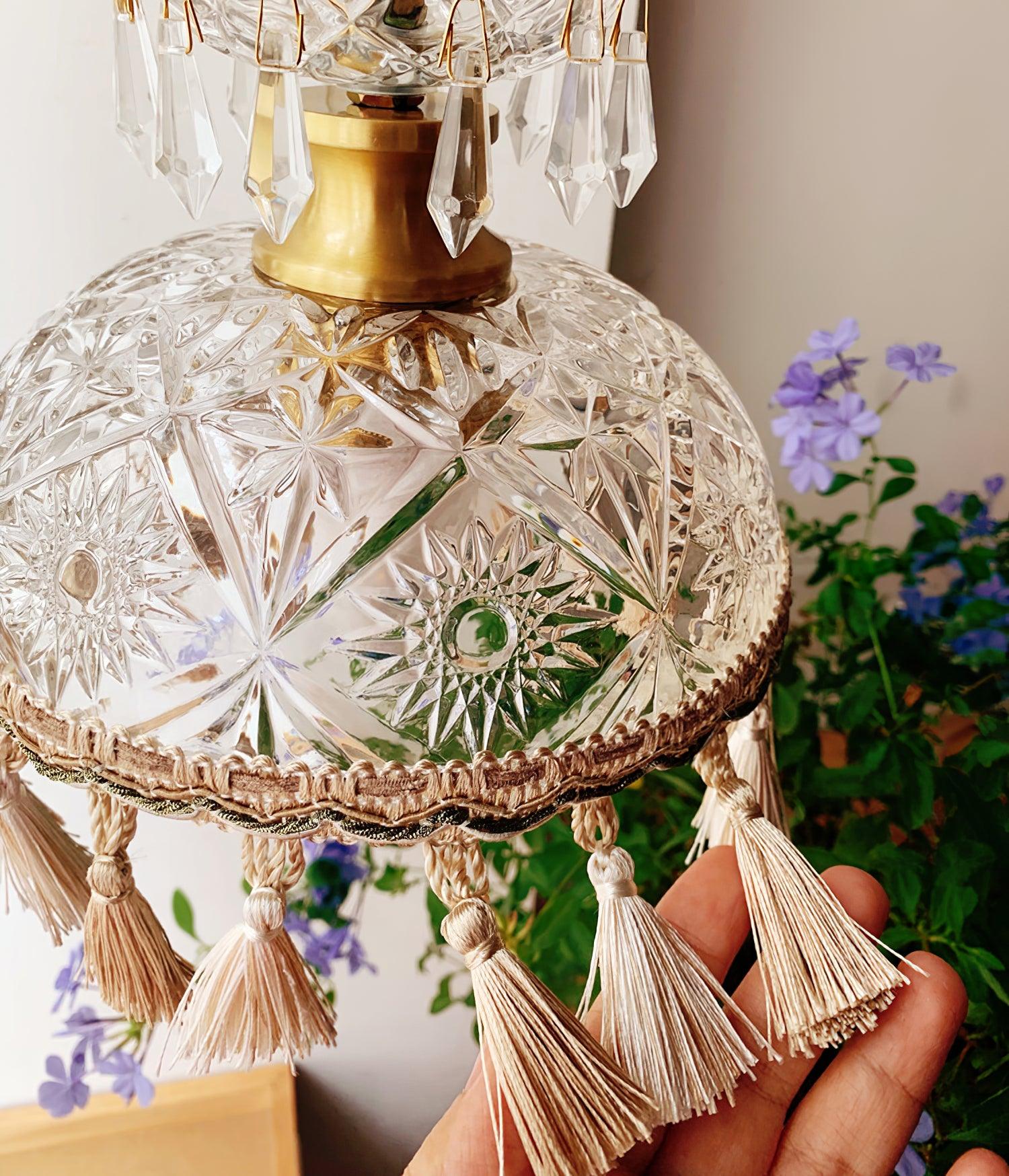 Devel Brass Glass Luxurious Pendant Light