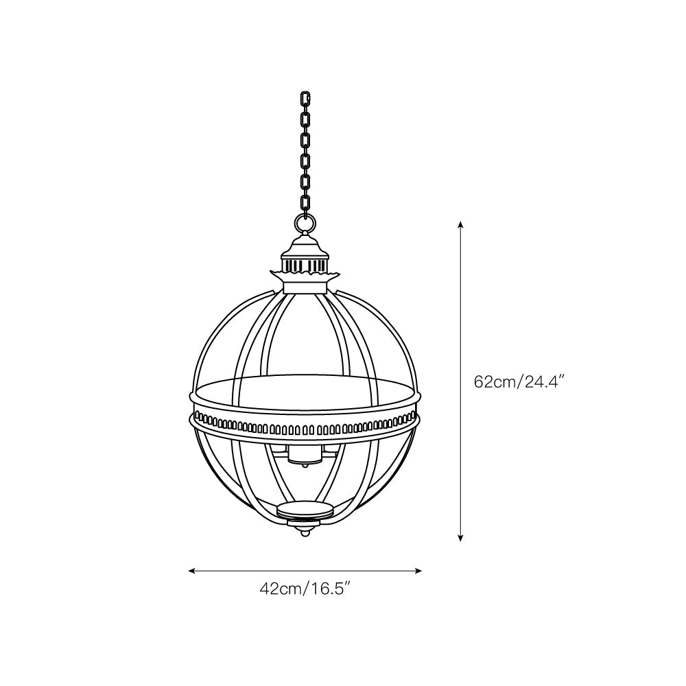 Aureford Glass Linear Pendant Light