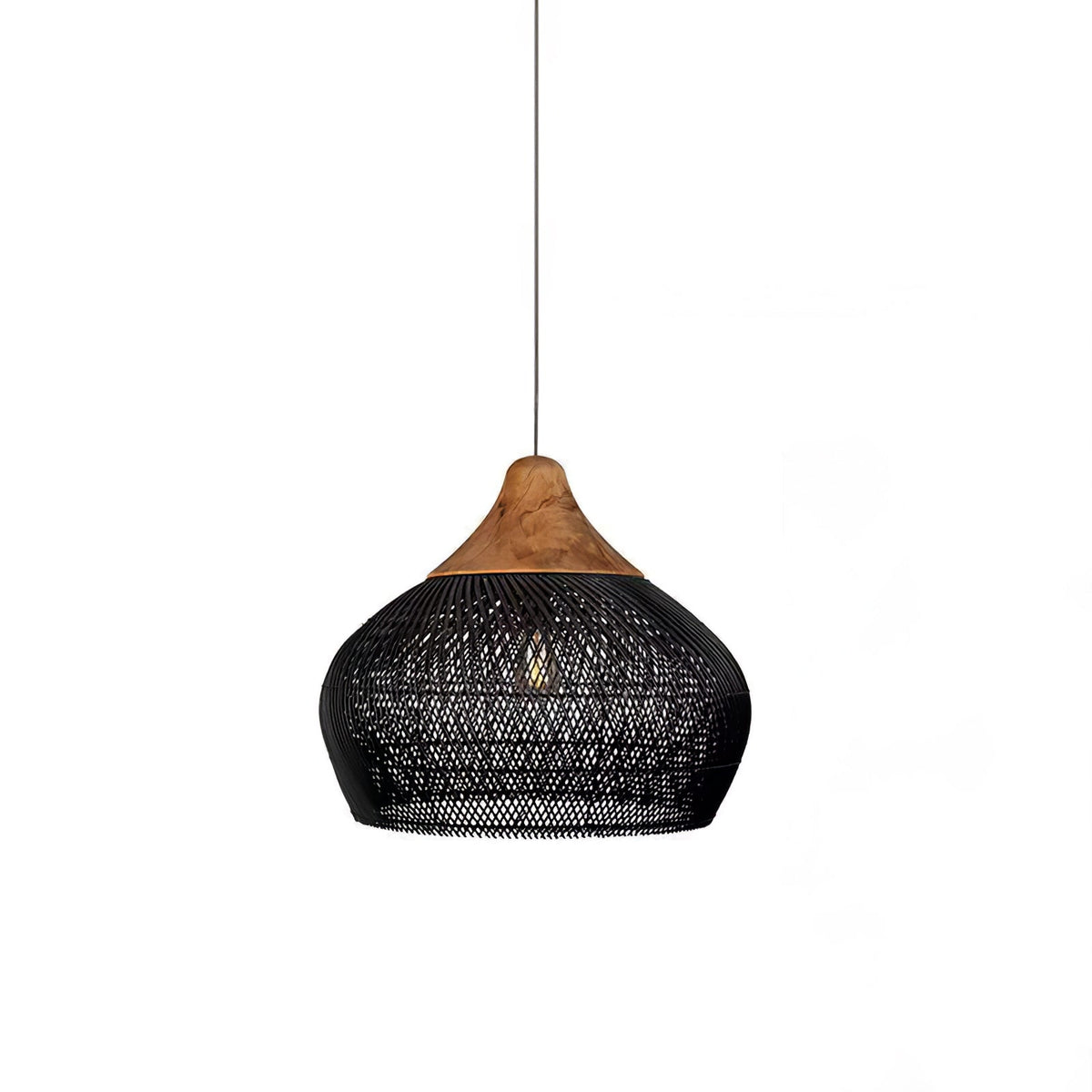 Clairstone Rattan Pendant Light