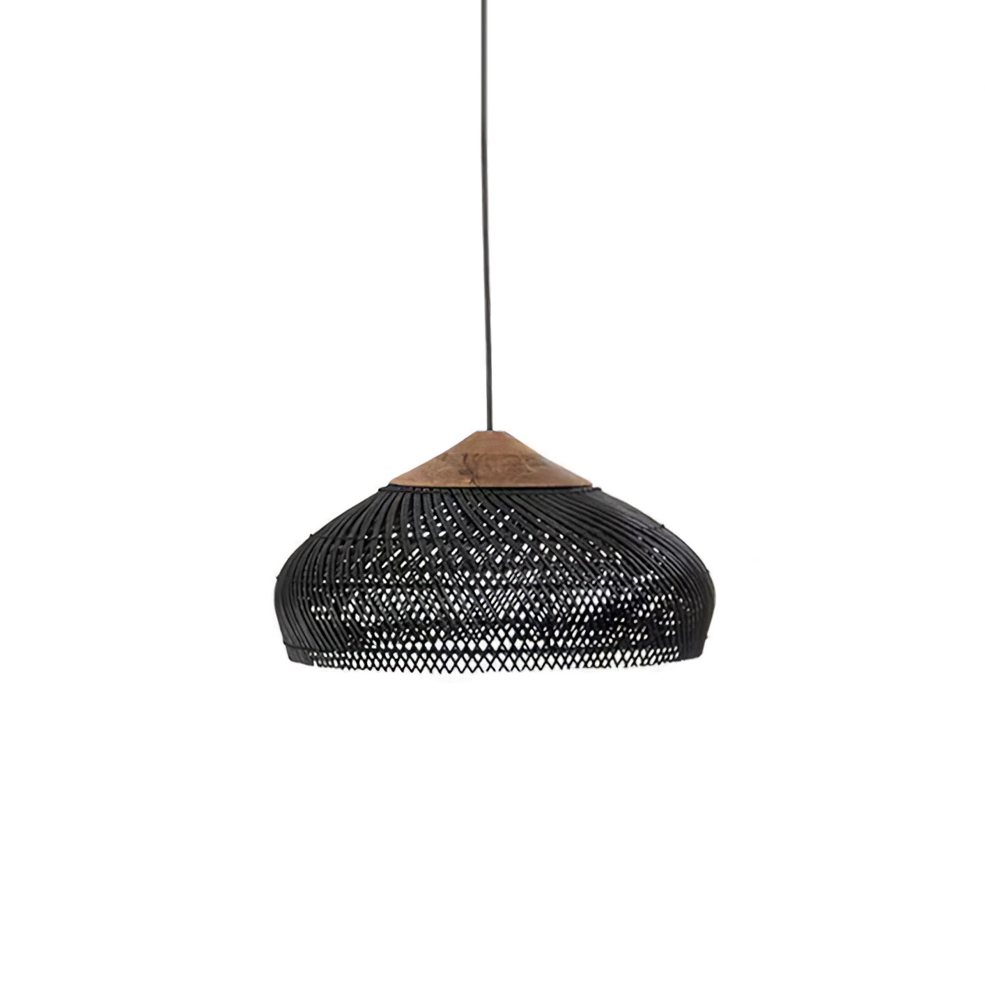 Ritta Braided Rattan Pendant Light