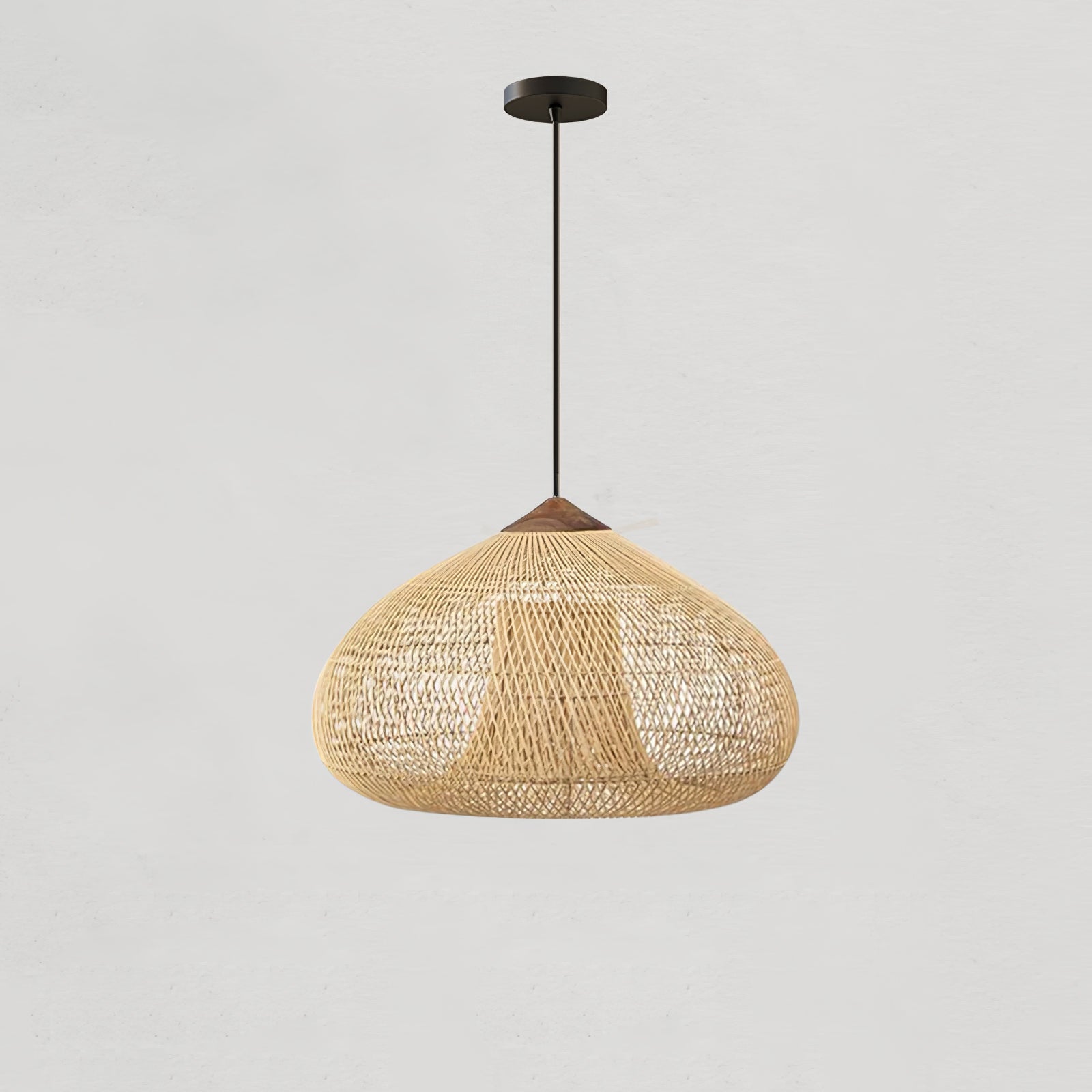 Ritta Braided Rattan Pendant Light