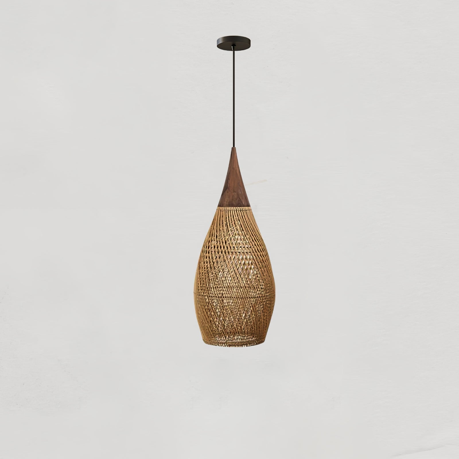 Ritta Braided Rattan Pendant Light