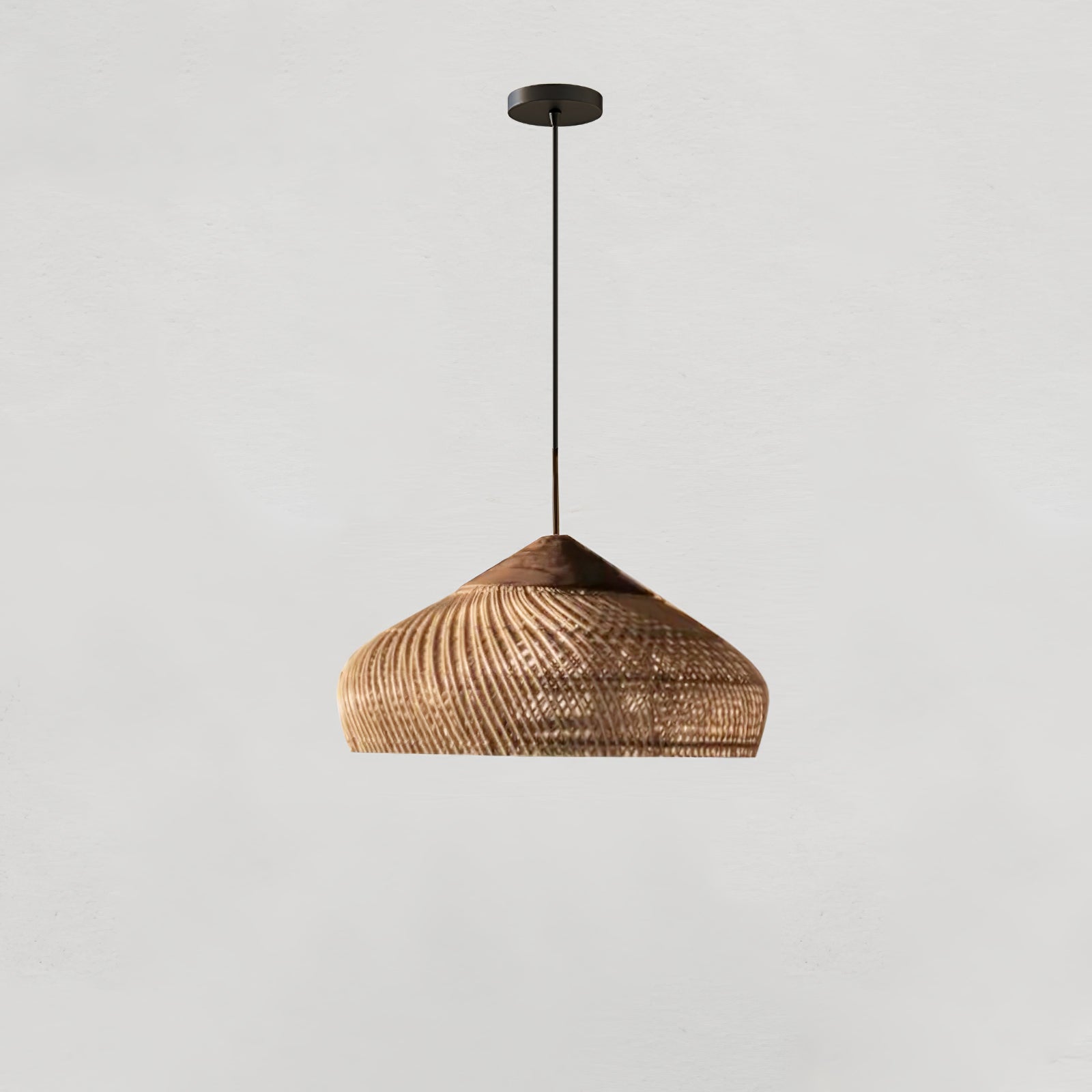Ritta Braided Rattan Pendant Light