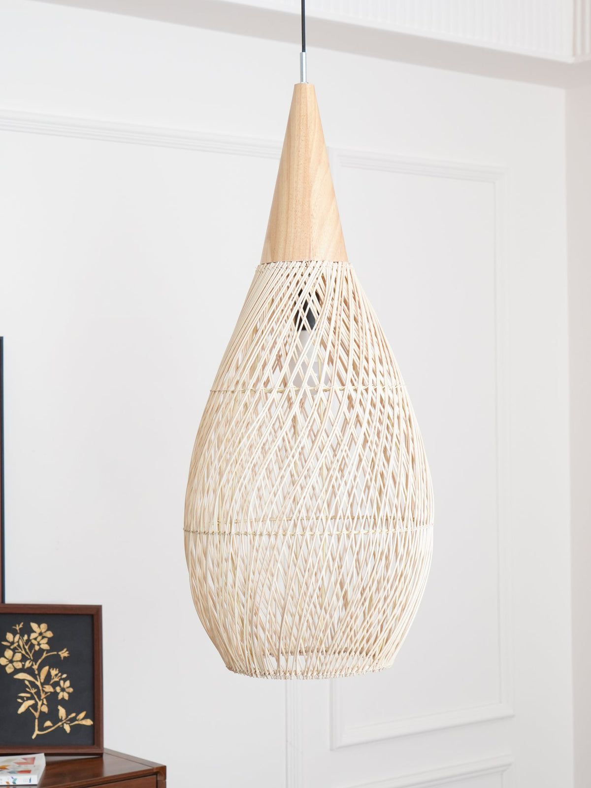 Clairstone Rattan Pendant Light