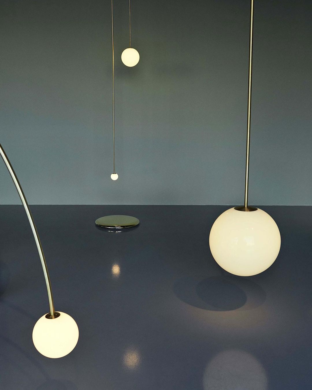 Oriinira Pendant Lamp Brass Architectural Collection