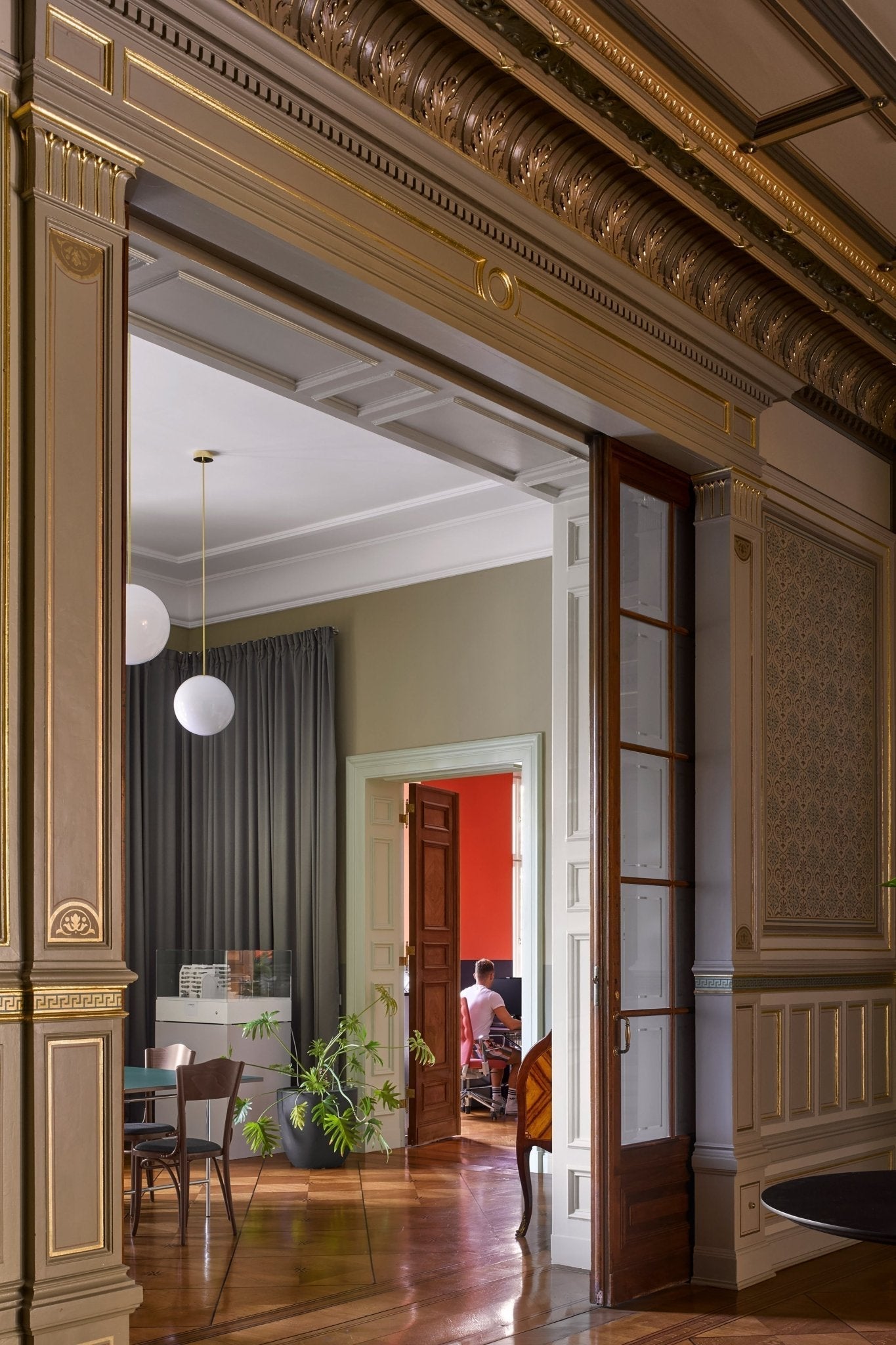Oriinira Pendant Lamp Brass Architectural Collection