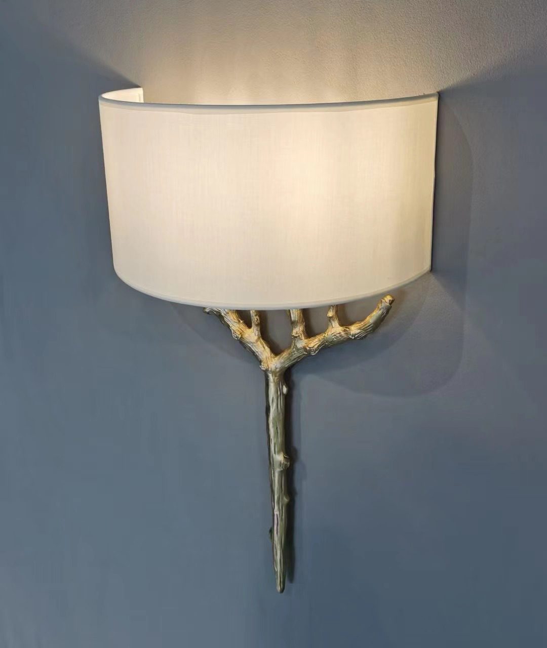 Ceryndir Antler Brass Wall Sconce