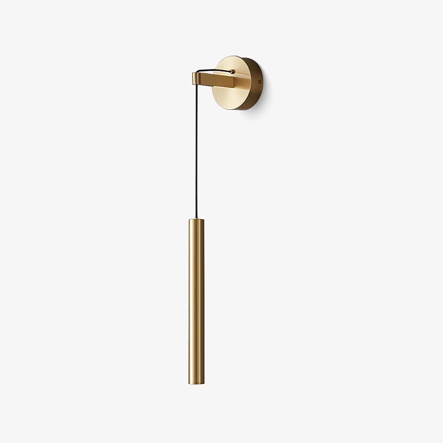 Loxley Modern Minimalist Line Brass Wall Light