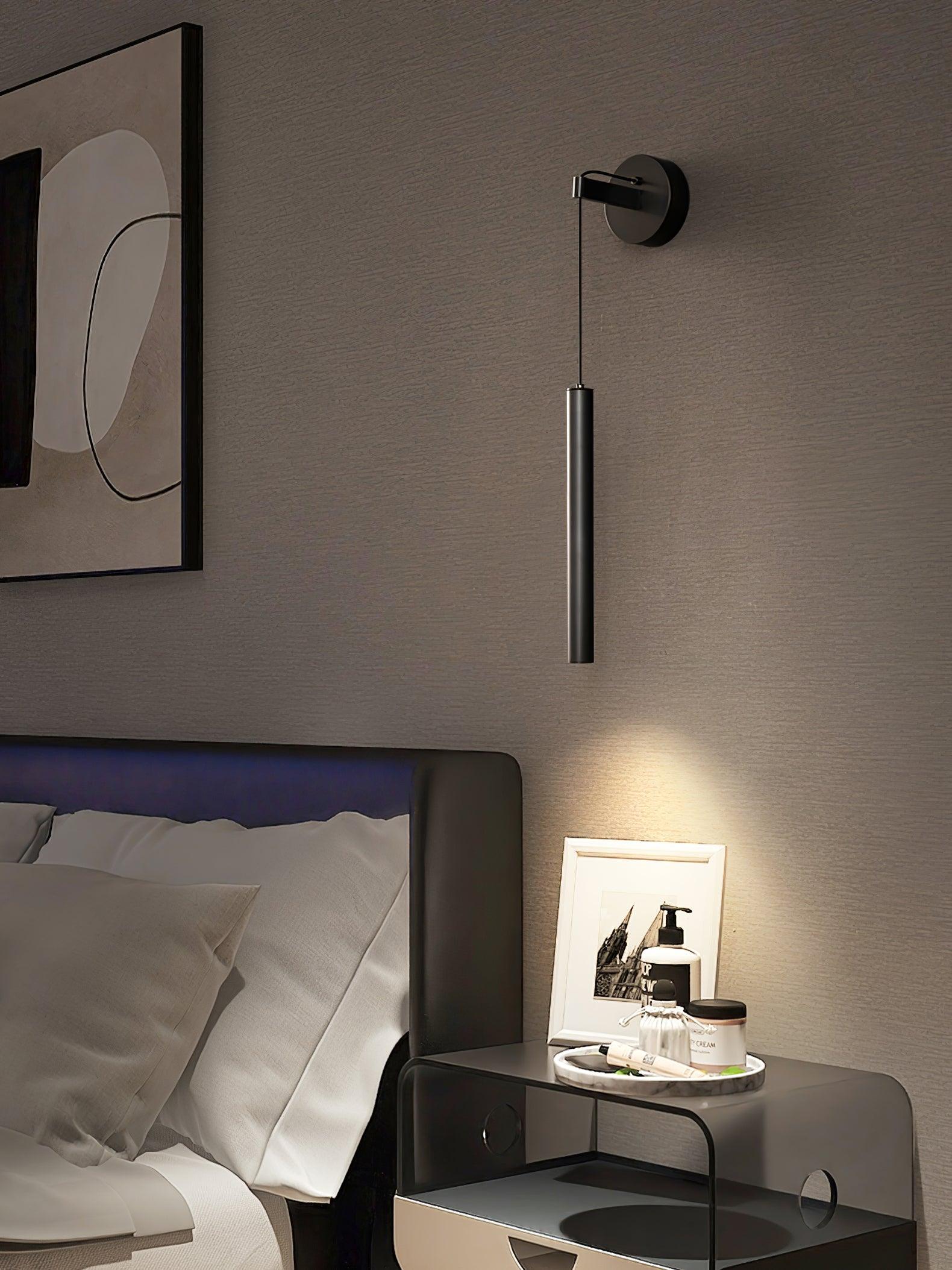 Loxley Modern Minimalist Line Brass Wall Light
