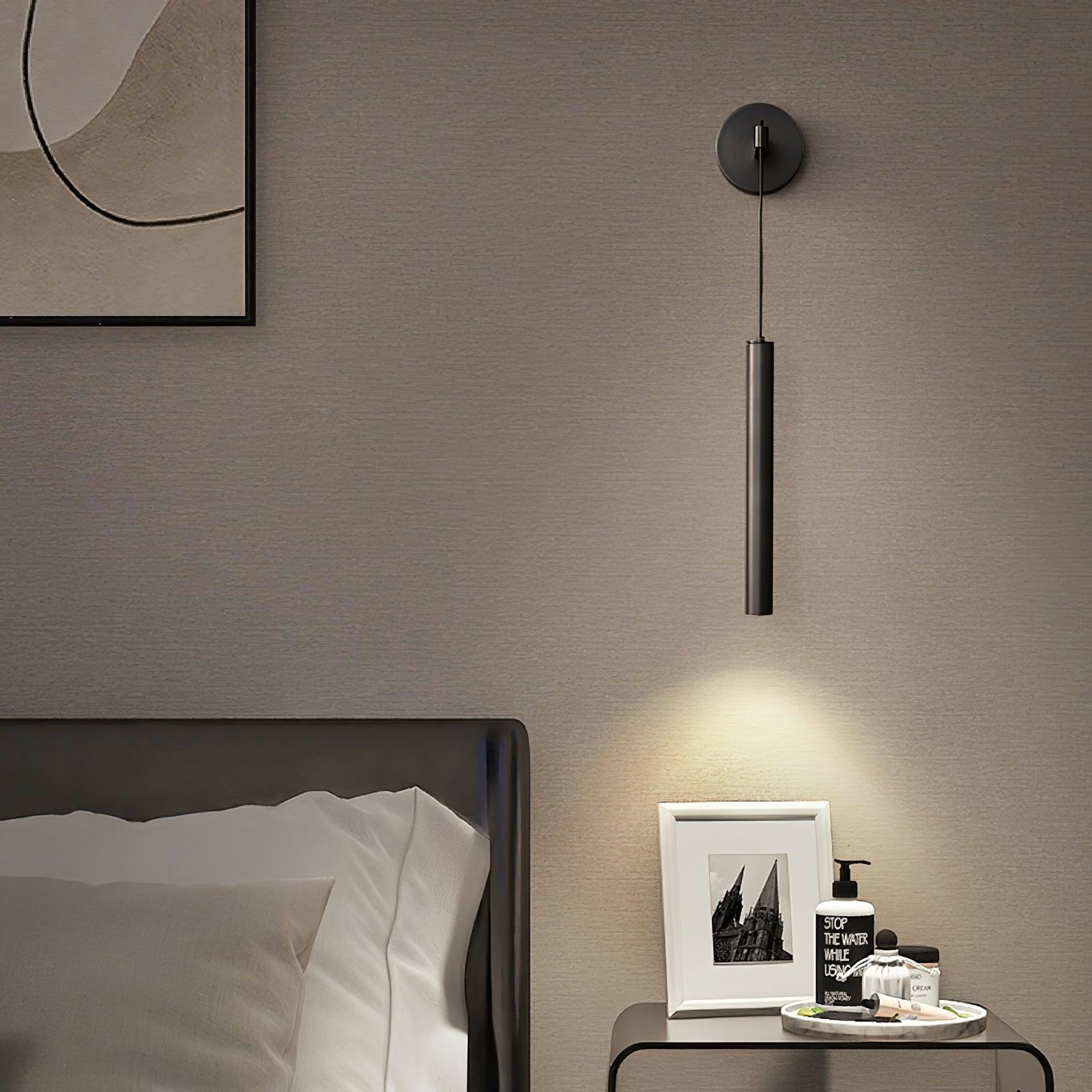 Loxley Modern Minimalist Line Brass Wall Light