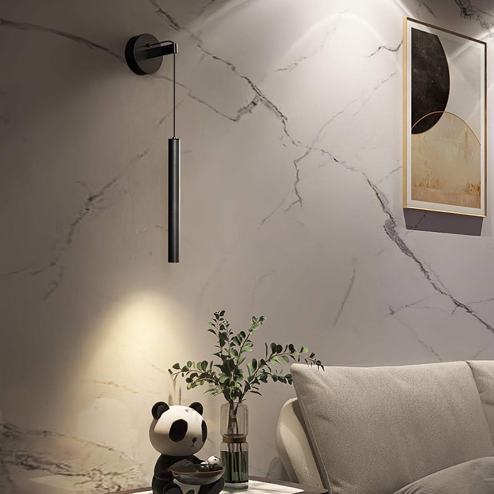 Loxley Modern Minimalist Line Brass Wall Light