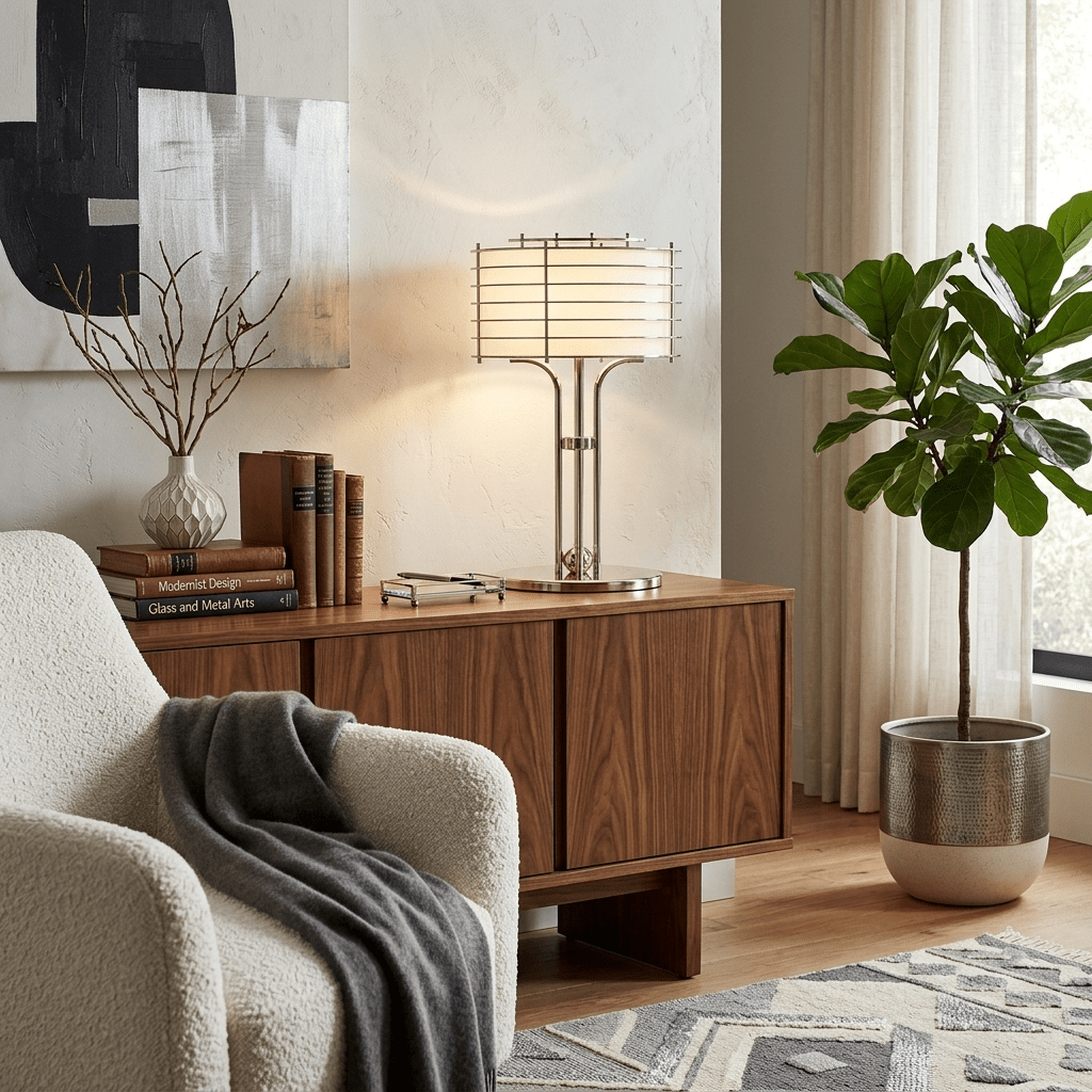 Maxence Bravon Linear Cage Table Lamp