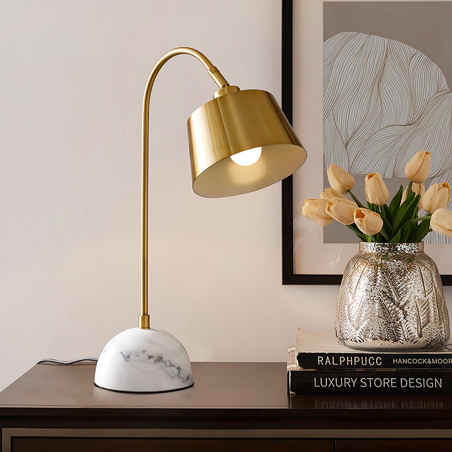 Caleo Elegant Marble Desk Lamp