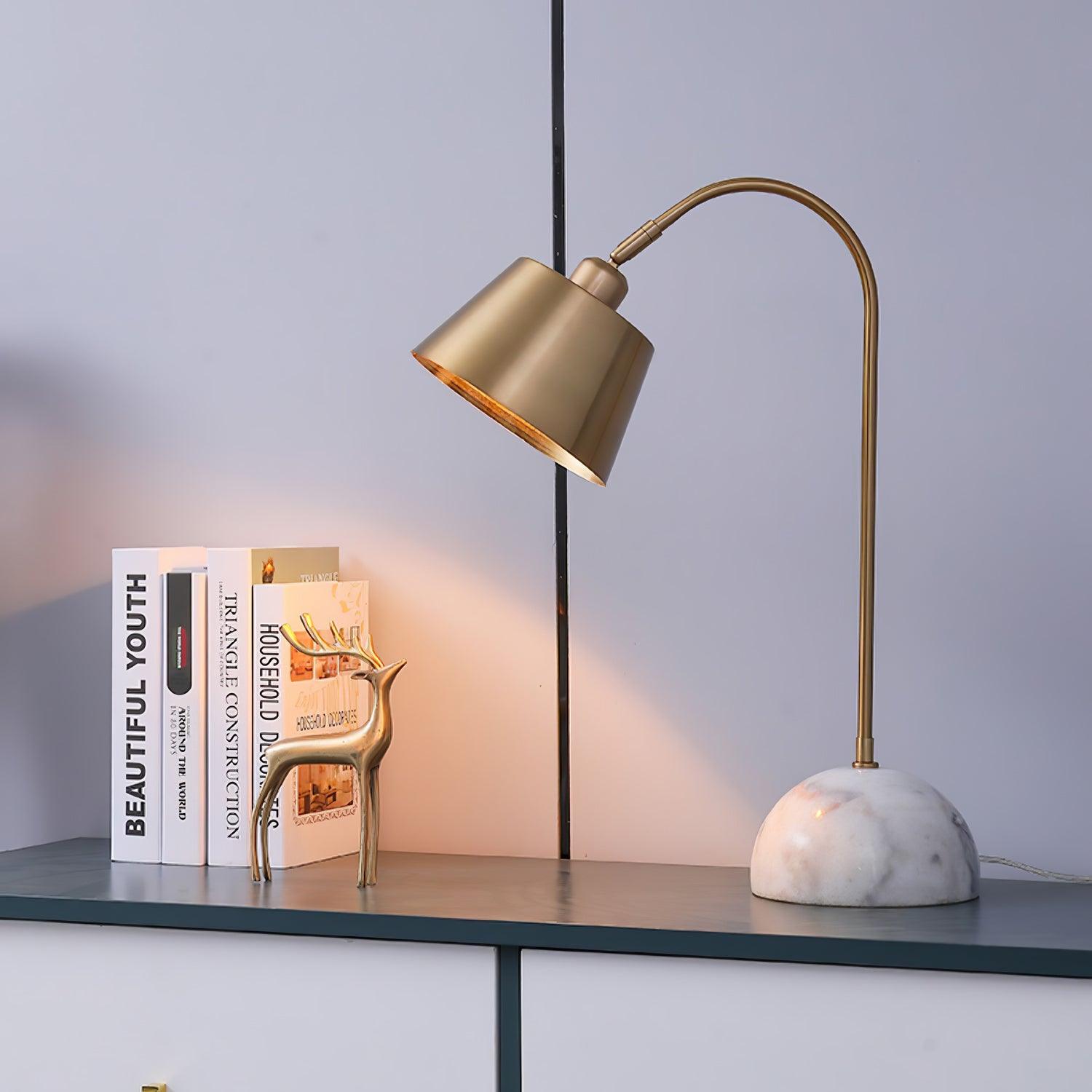 Caleo Elegant Marble Desk Lamp