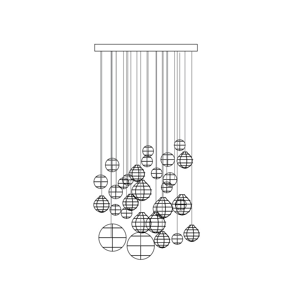 ANIMA Breath of Light Customize Chandelier