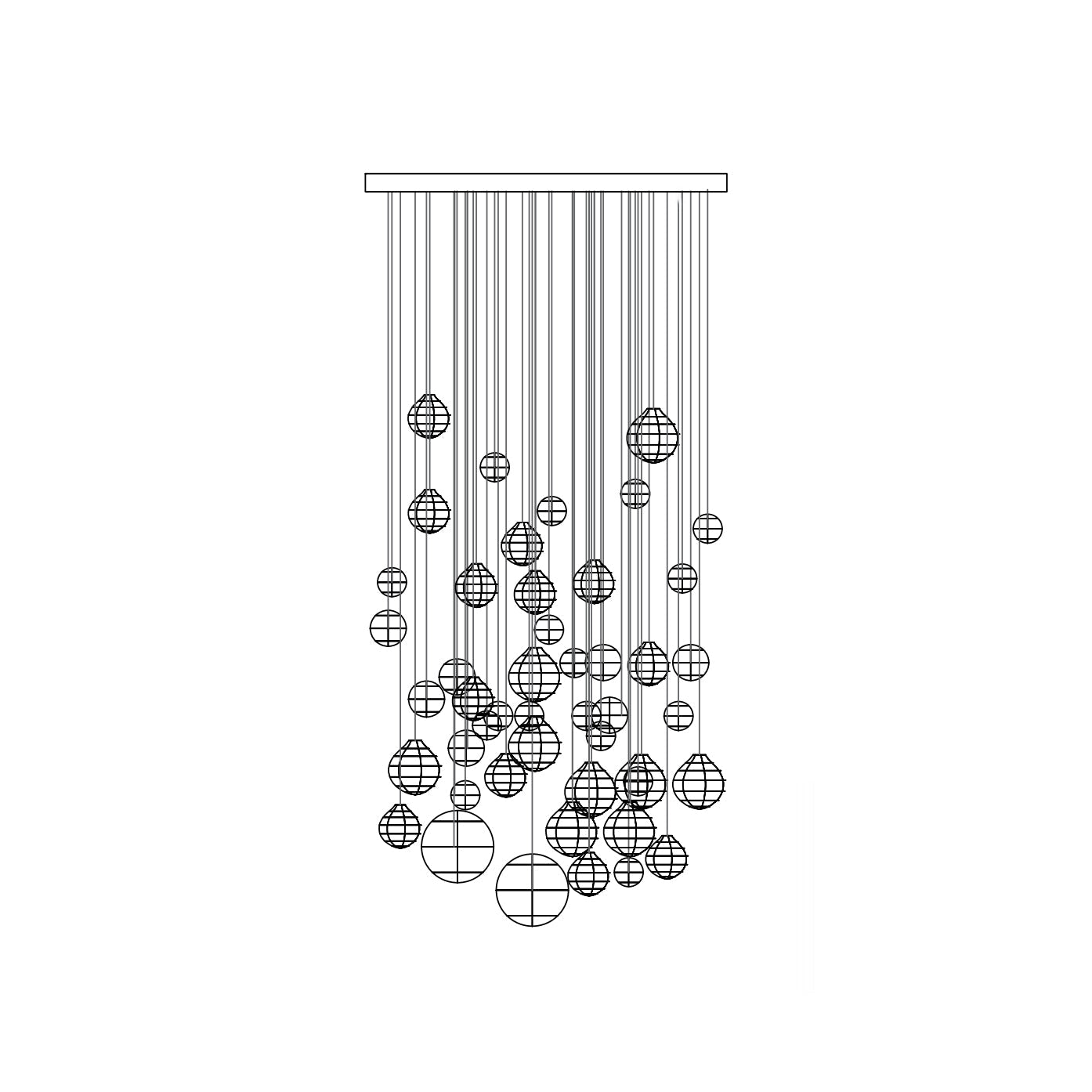 ANIMA Breath of Light Customize Chandelier
