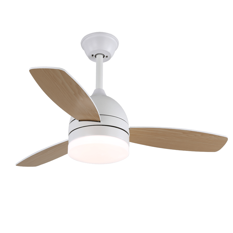 Selena Minimalist Wood Ceiling Fan Light