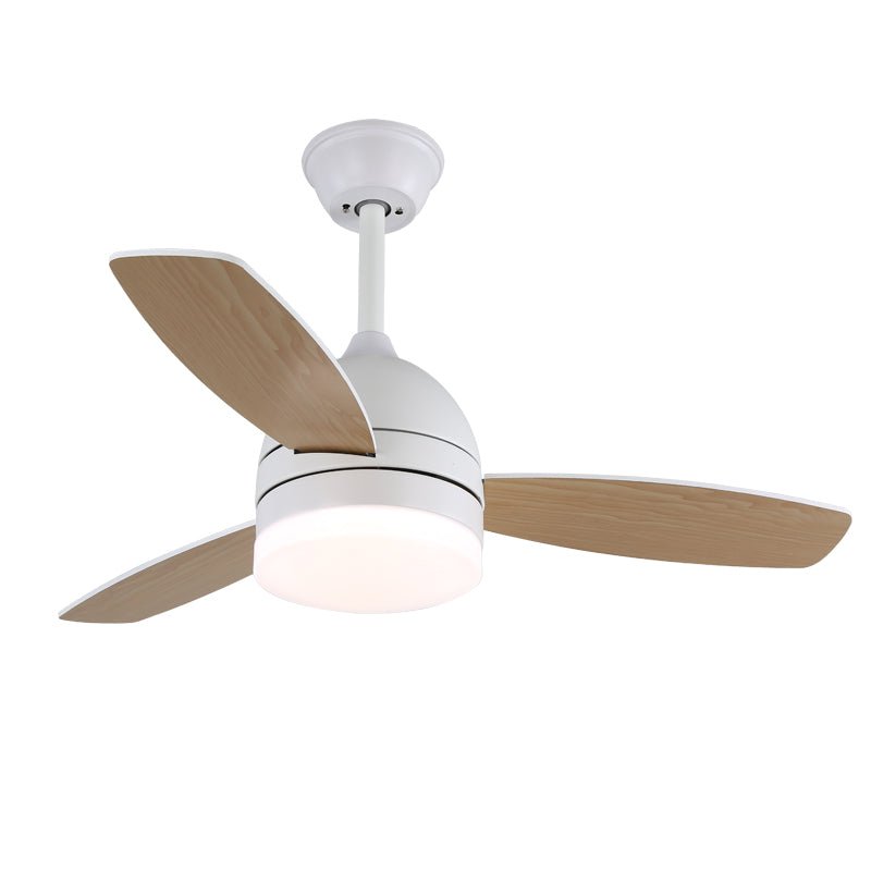 Selena Minimalist Wood Ceiling Fan Light