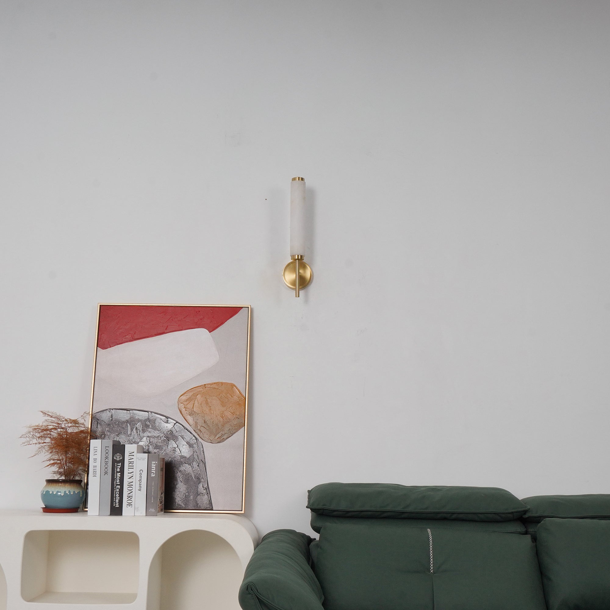 Orinley Alabaster Indoor Wall Light