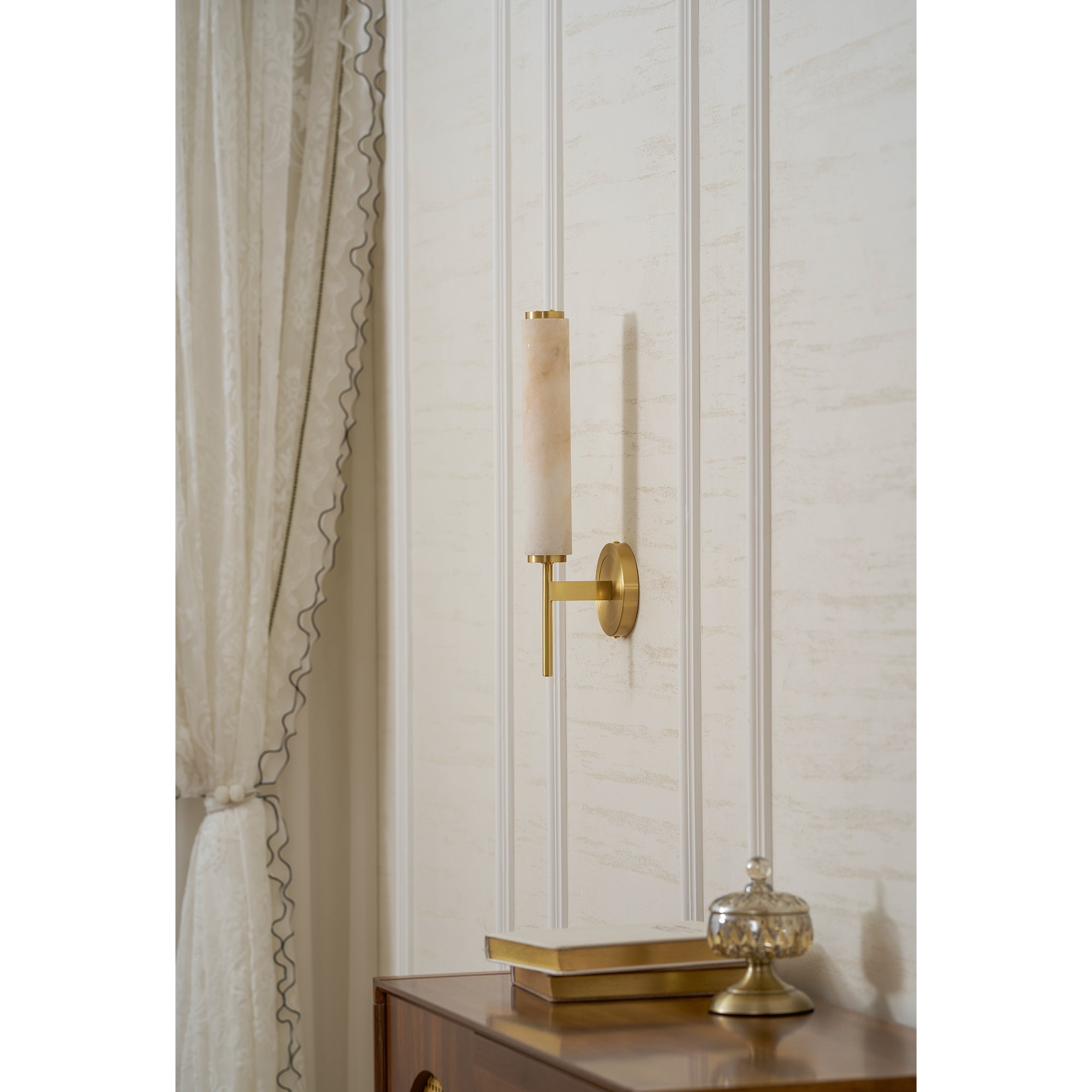 Orinley Alabaster Indoor Wall Light