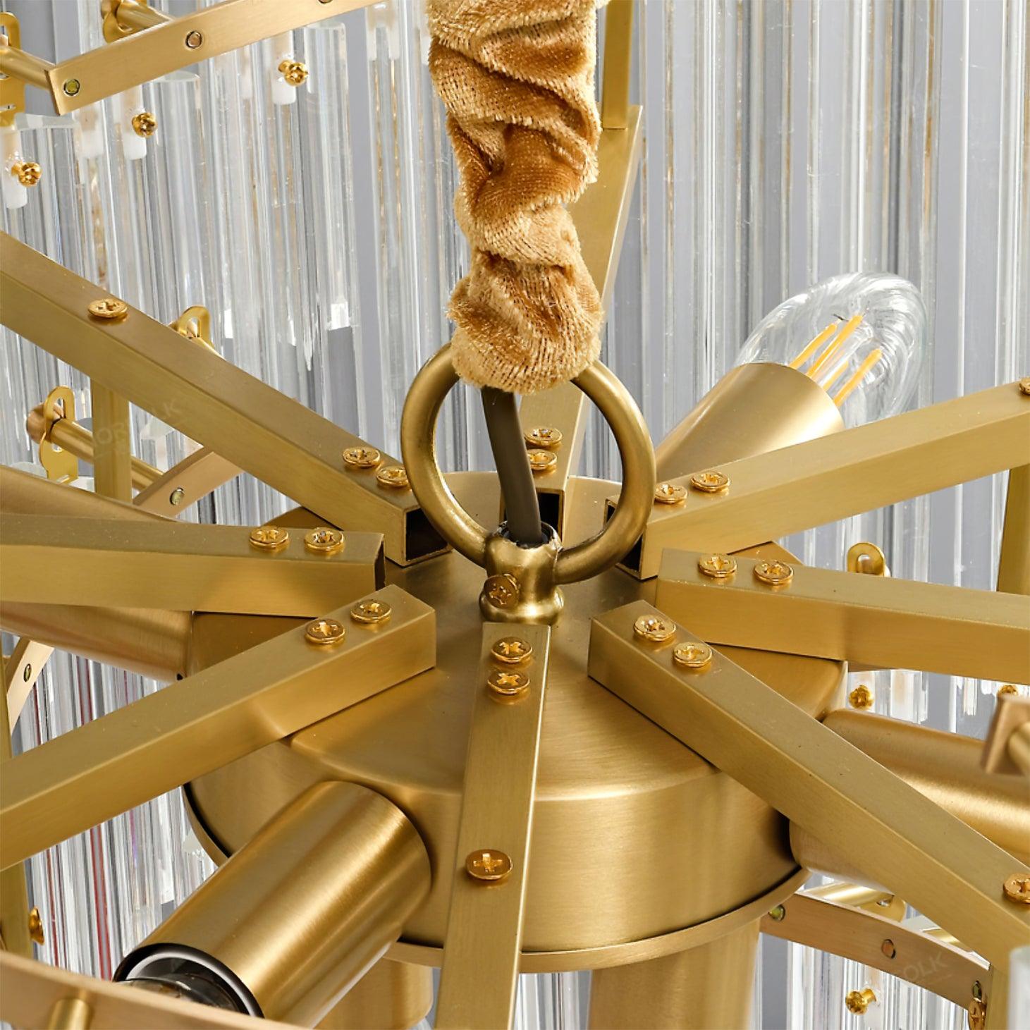 Ala Postmodern Luxury Brinicle Crystal Chandelier
