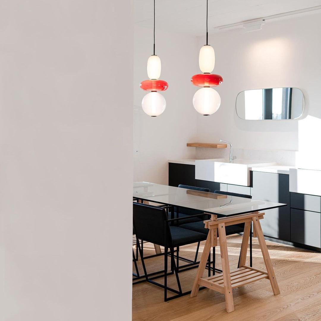 Lioraena Candied Glass Cluster Pendant Light
