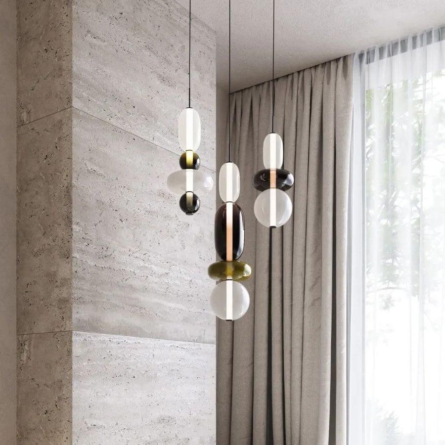Lioraena Candied Glass Cluster Pendant Light