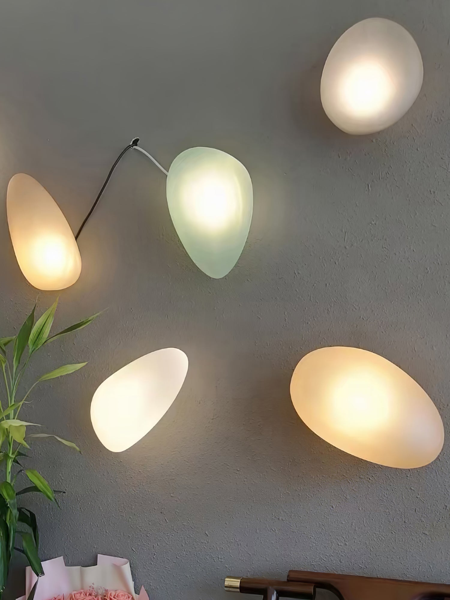 Eirinina Wall Lamp Bubble Glass